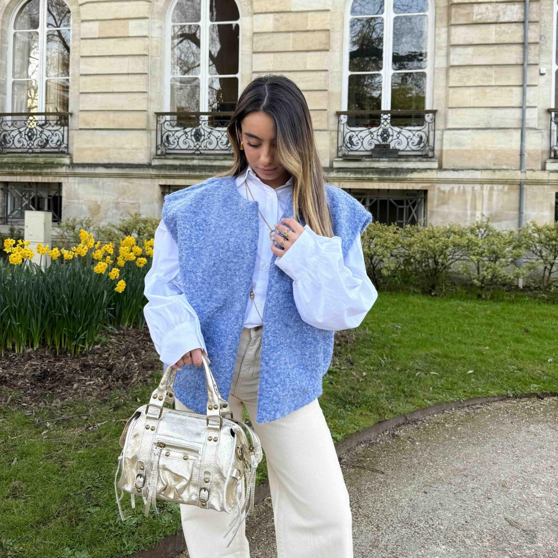 Gilet sans manches ALBA bleu