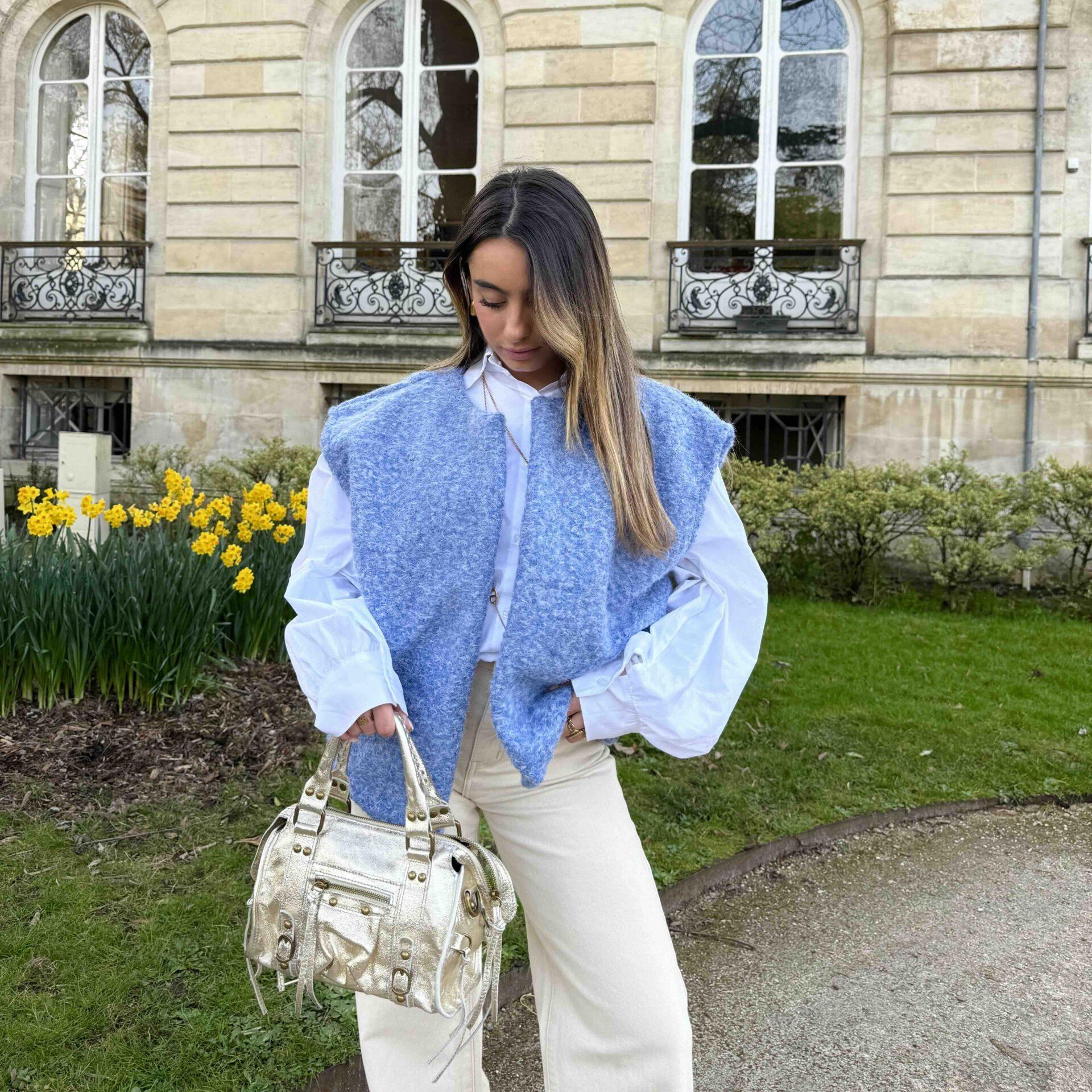 Gilet sans manches ALBA bleu