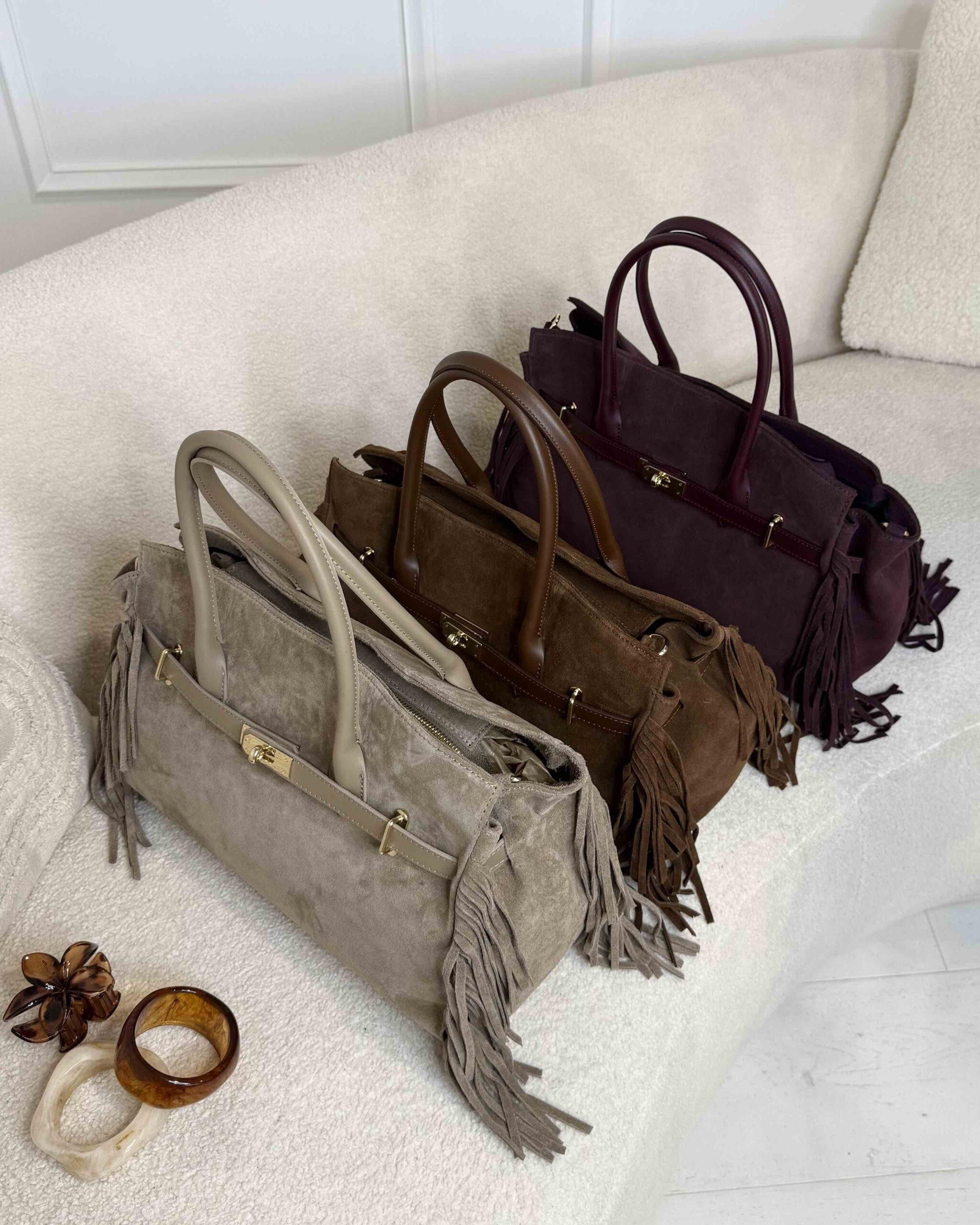 Sac à main franges femme