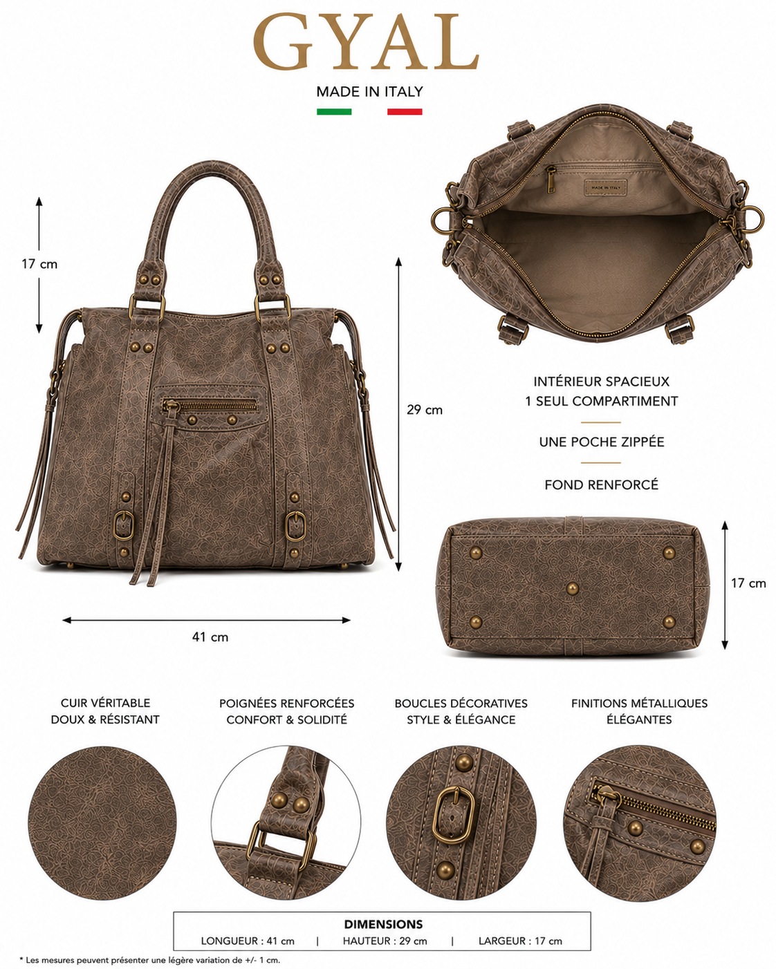 sac en cuir tendance femme