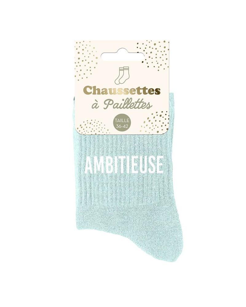 Chaussettes à paillettes tendances