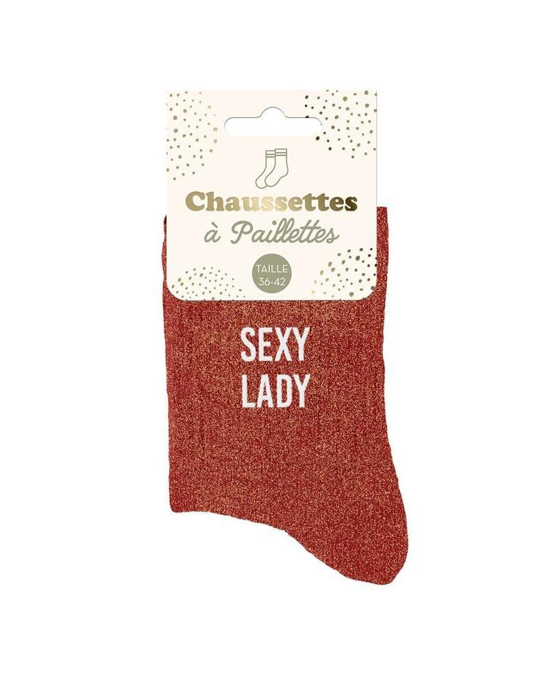 Chaussettes à paillettes tendances