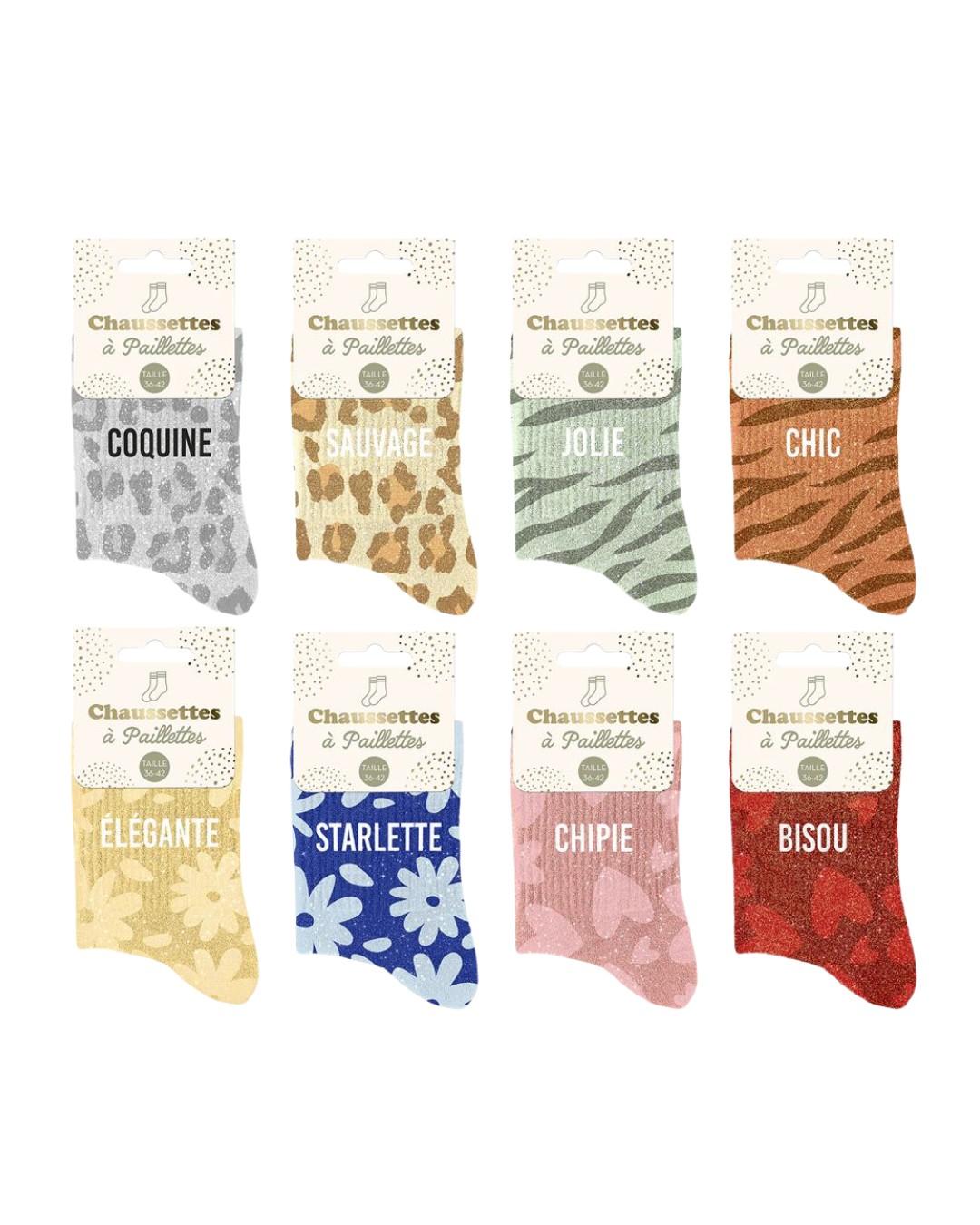 Chaussettes à paillettes