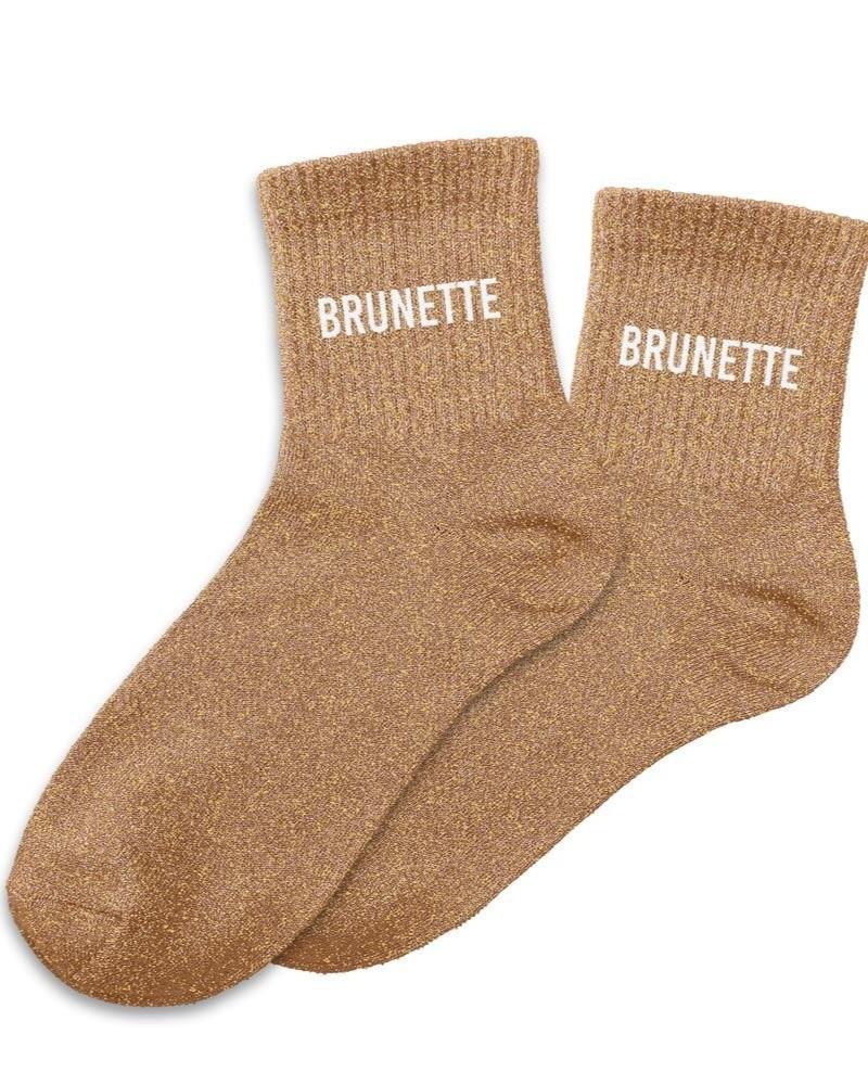 Chaussettes à paillettes femme