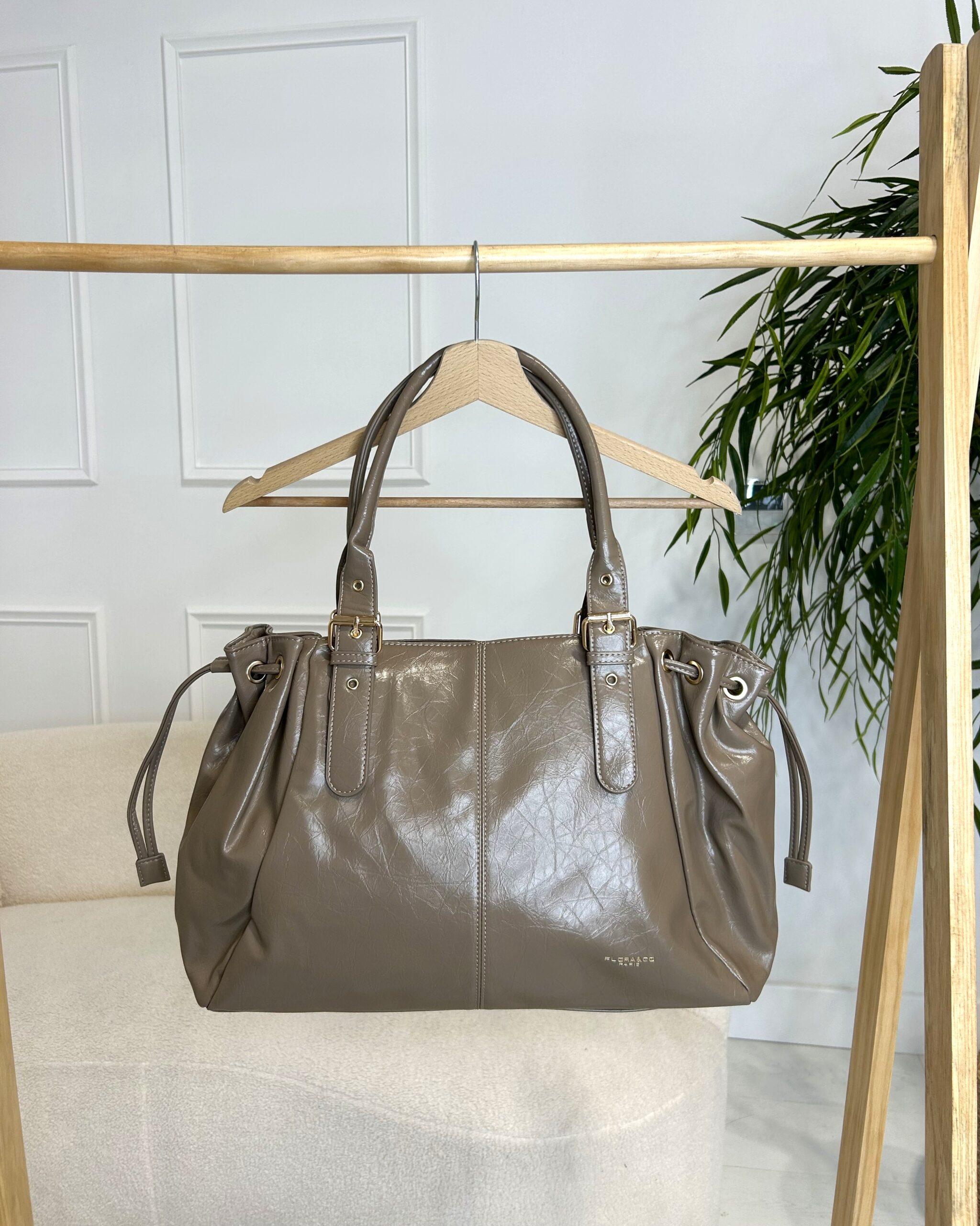 Sac à main tendance beige similicuir femme