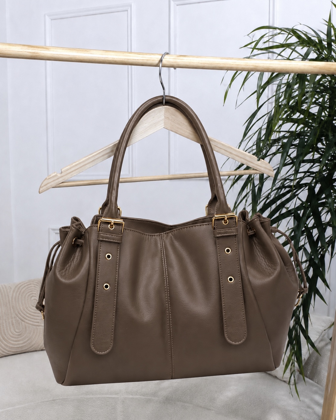 Sac SERENA similicuir noisette (expédition le 21/08)