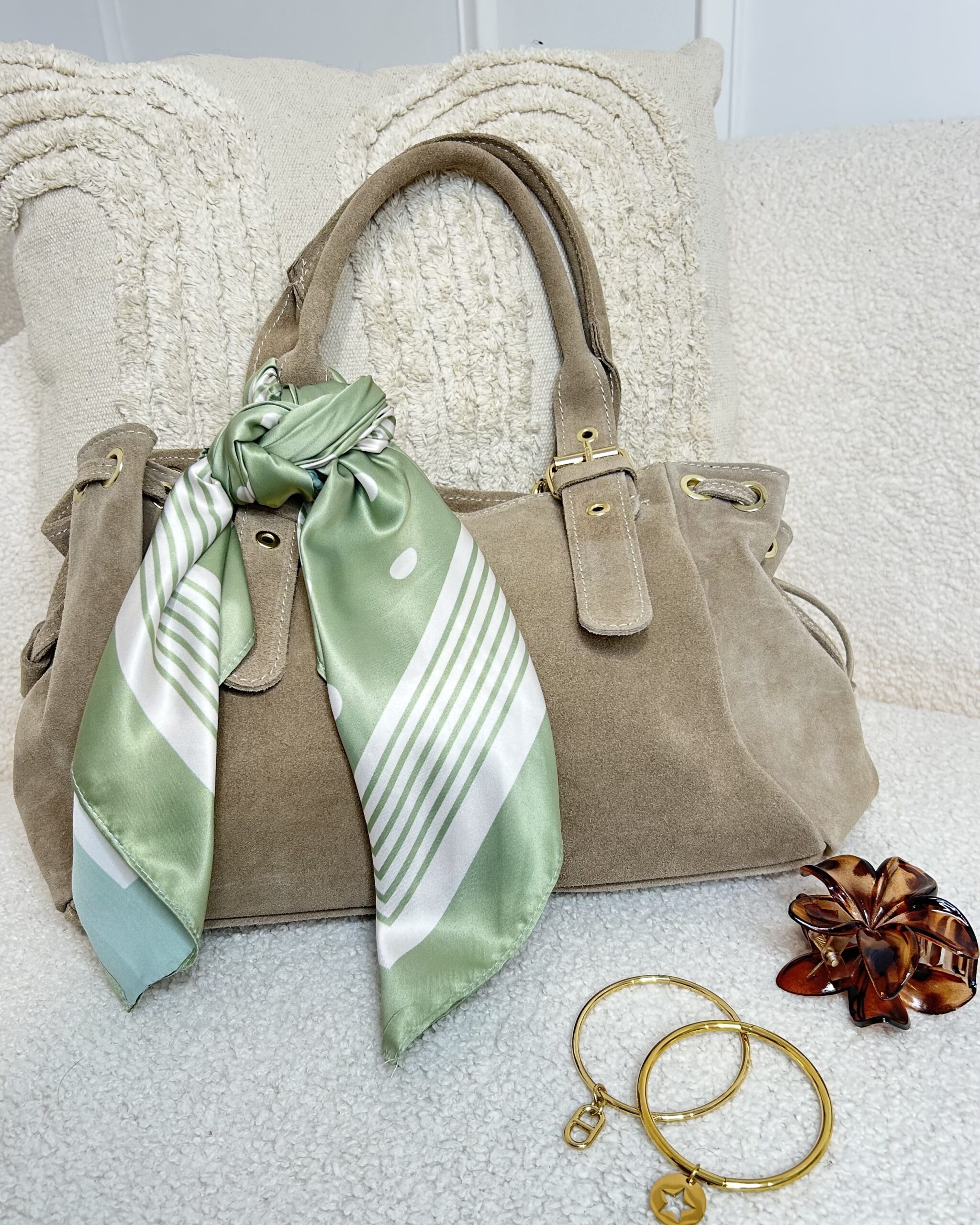 Vert/Beige