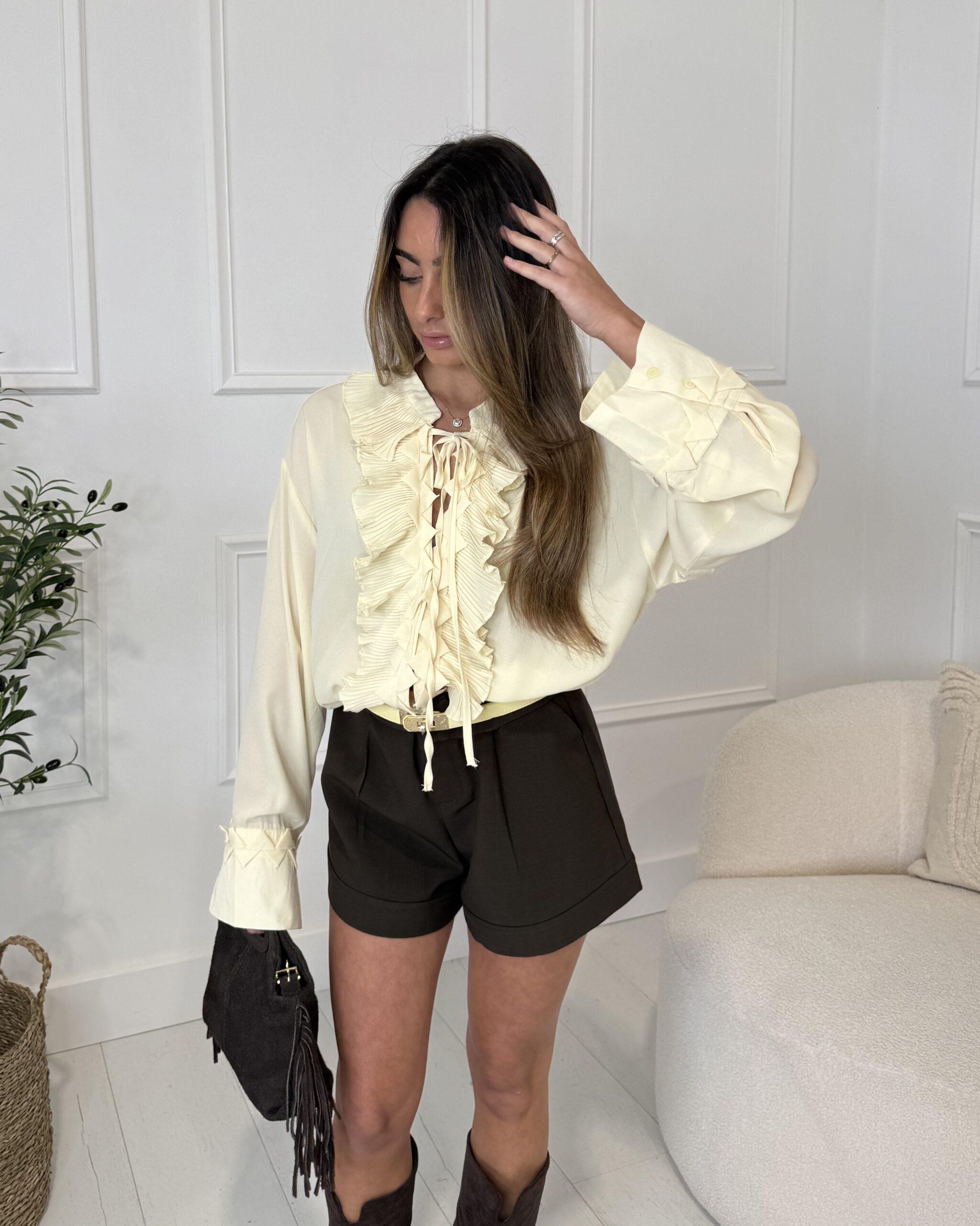Blouse jaune tendance