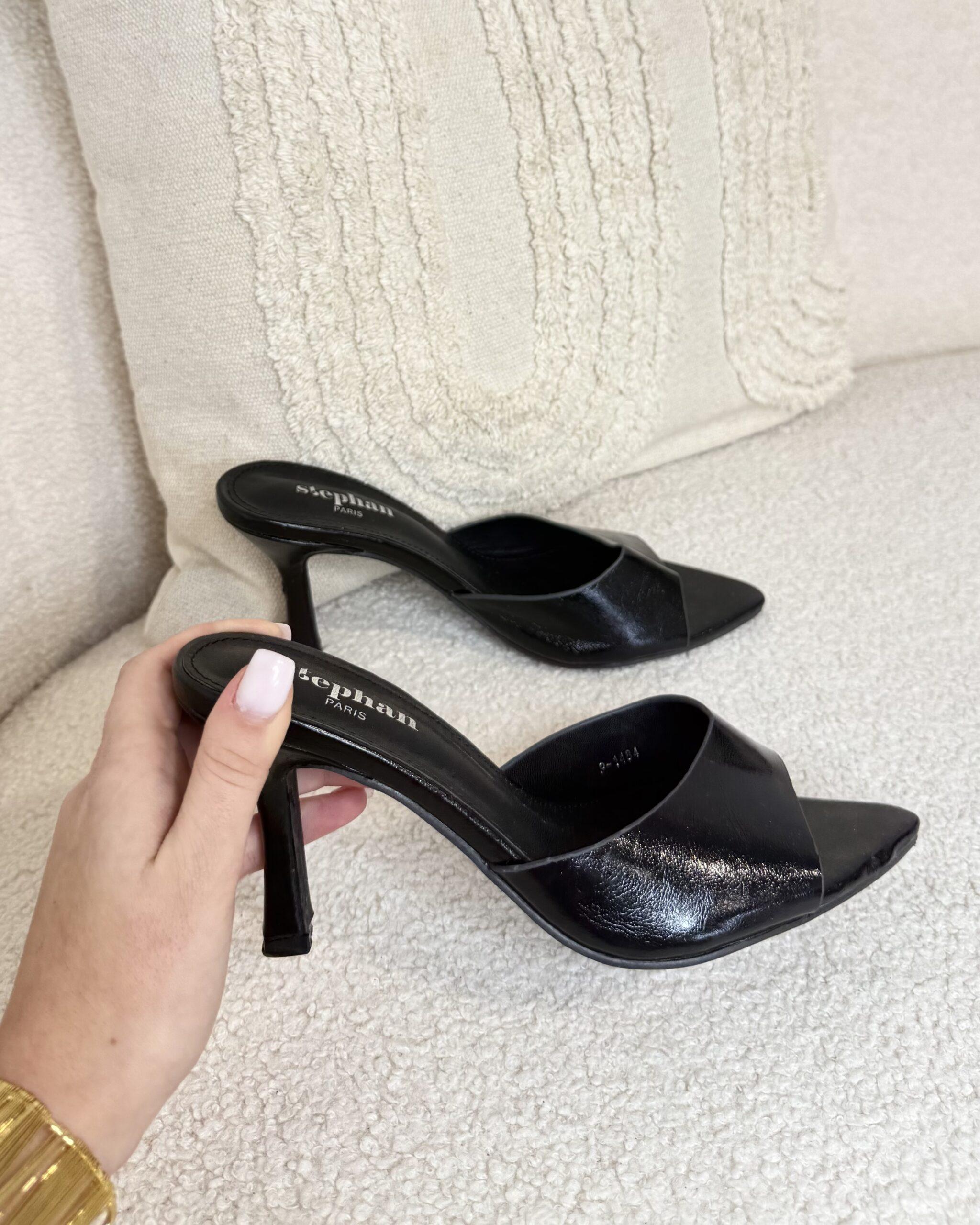 Mules noire tendance