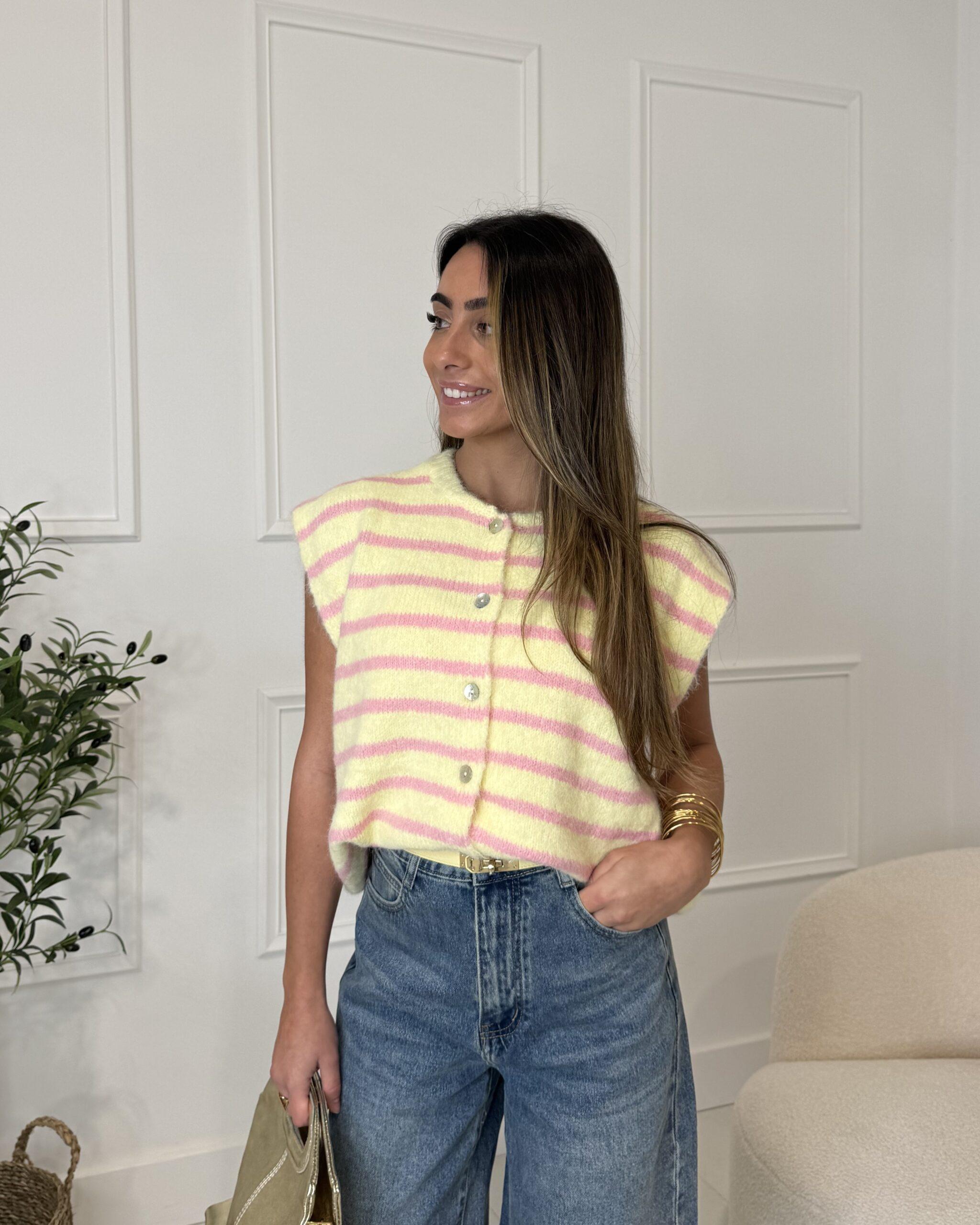 Pull à rayures tendance