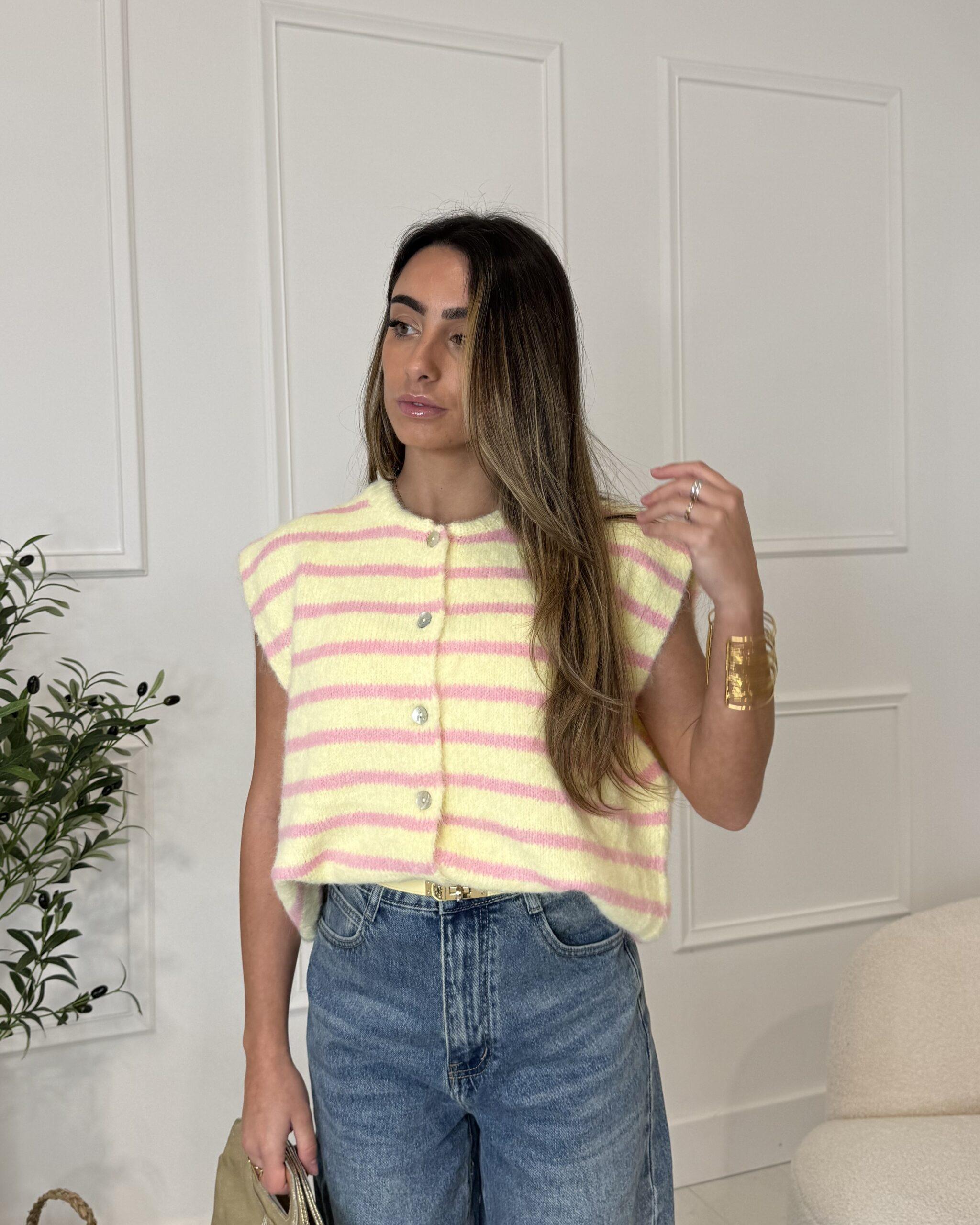 Pull à rayures tendance