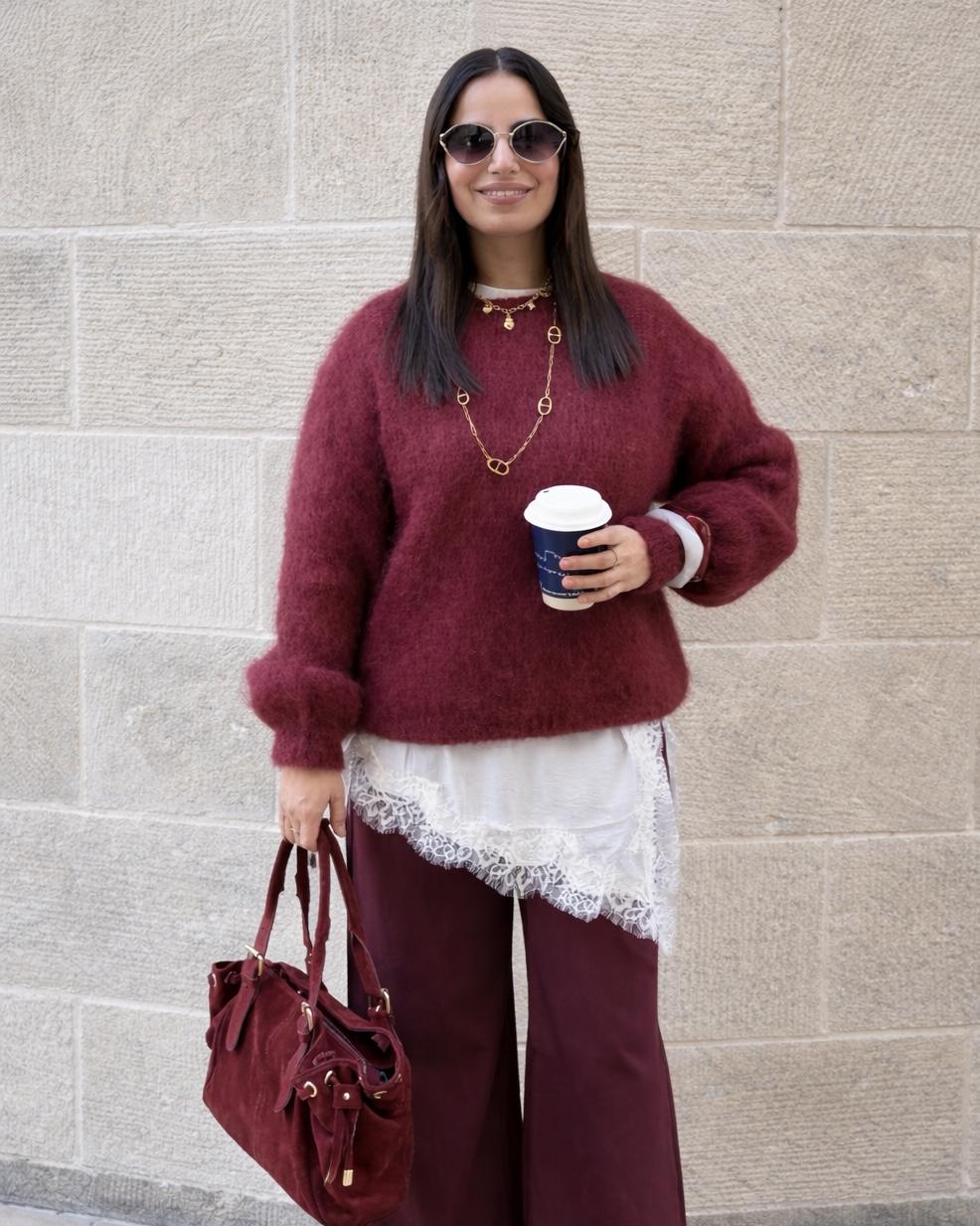 T-shirt blanc en dentelle femme