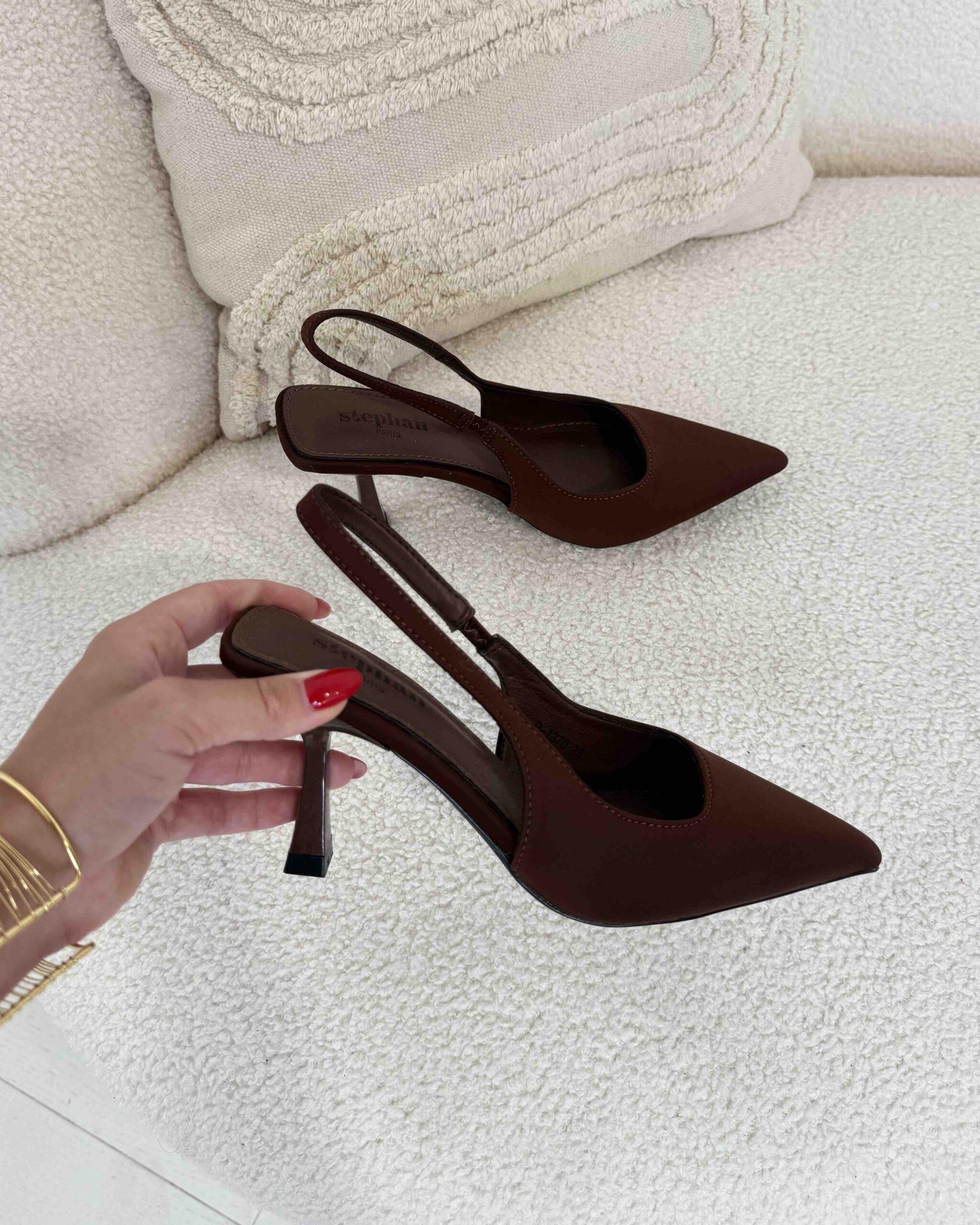Talons marron tendance