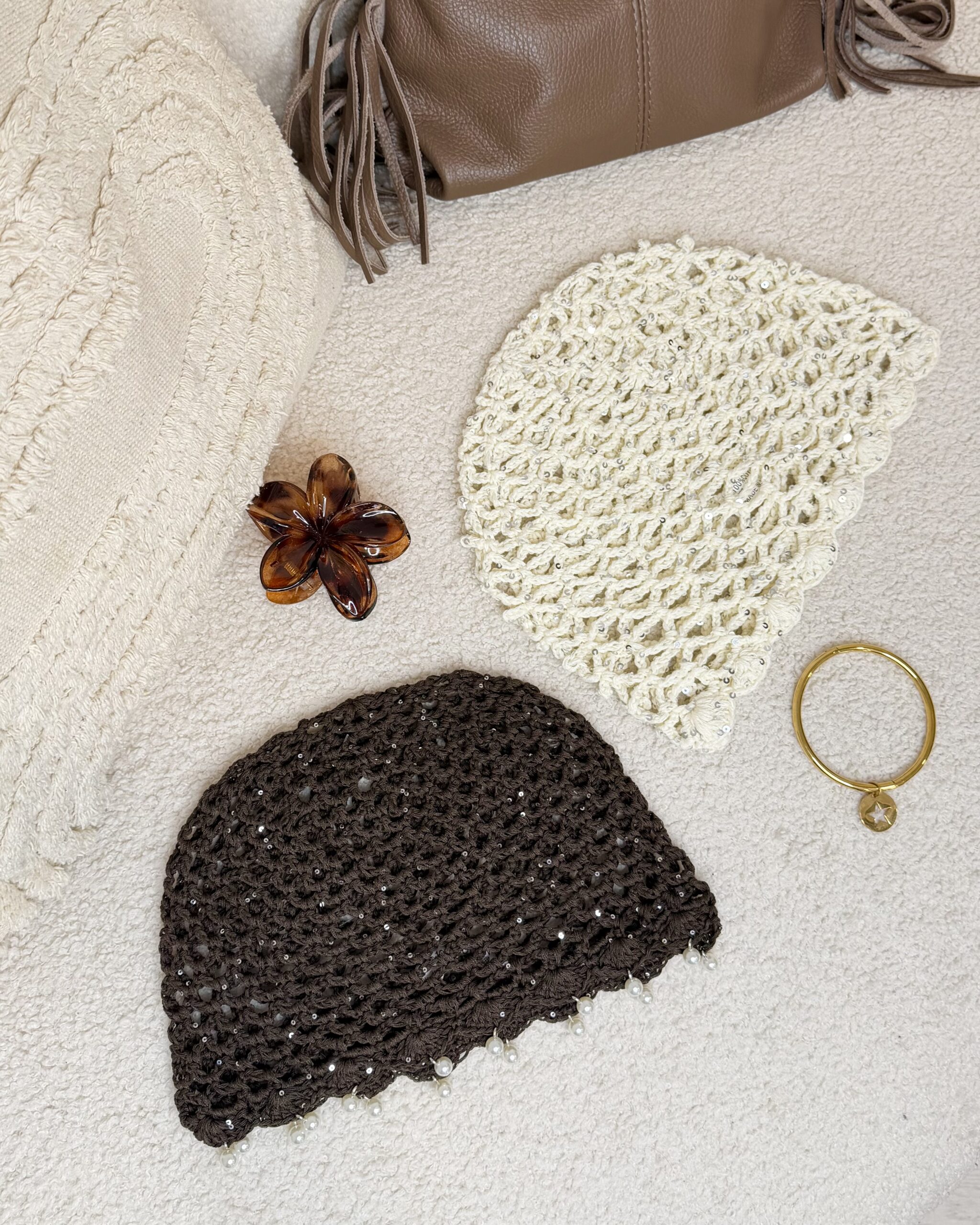 Bonnets crochet tendance femme