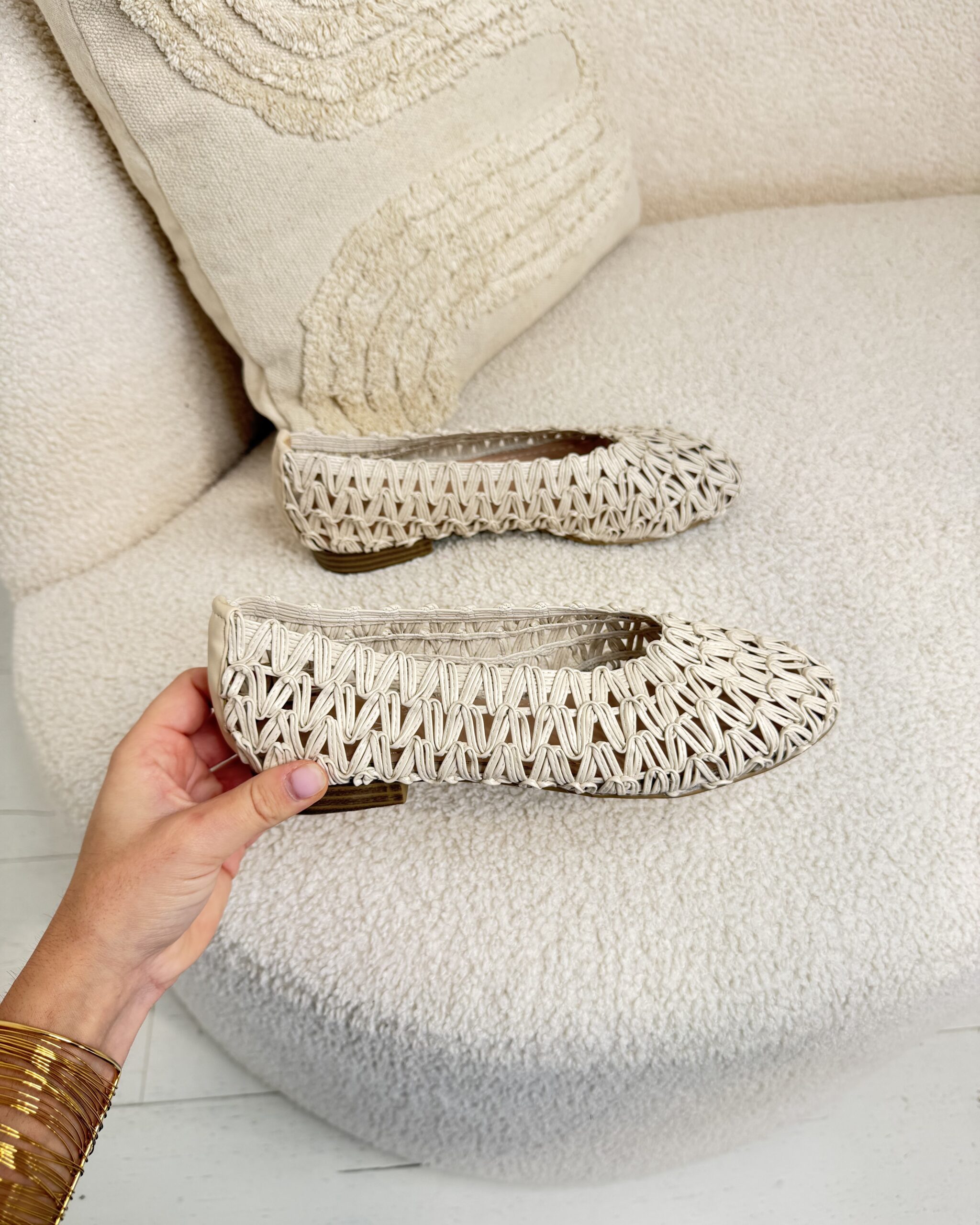 ballerines beige tendance