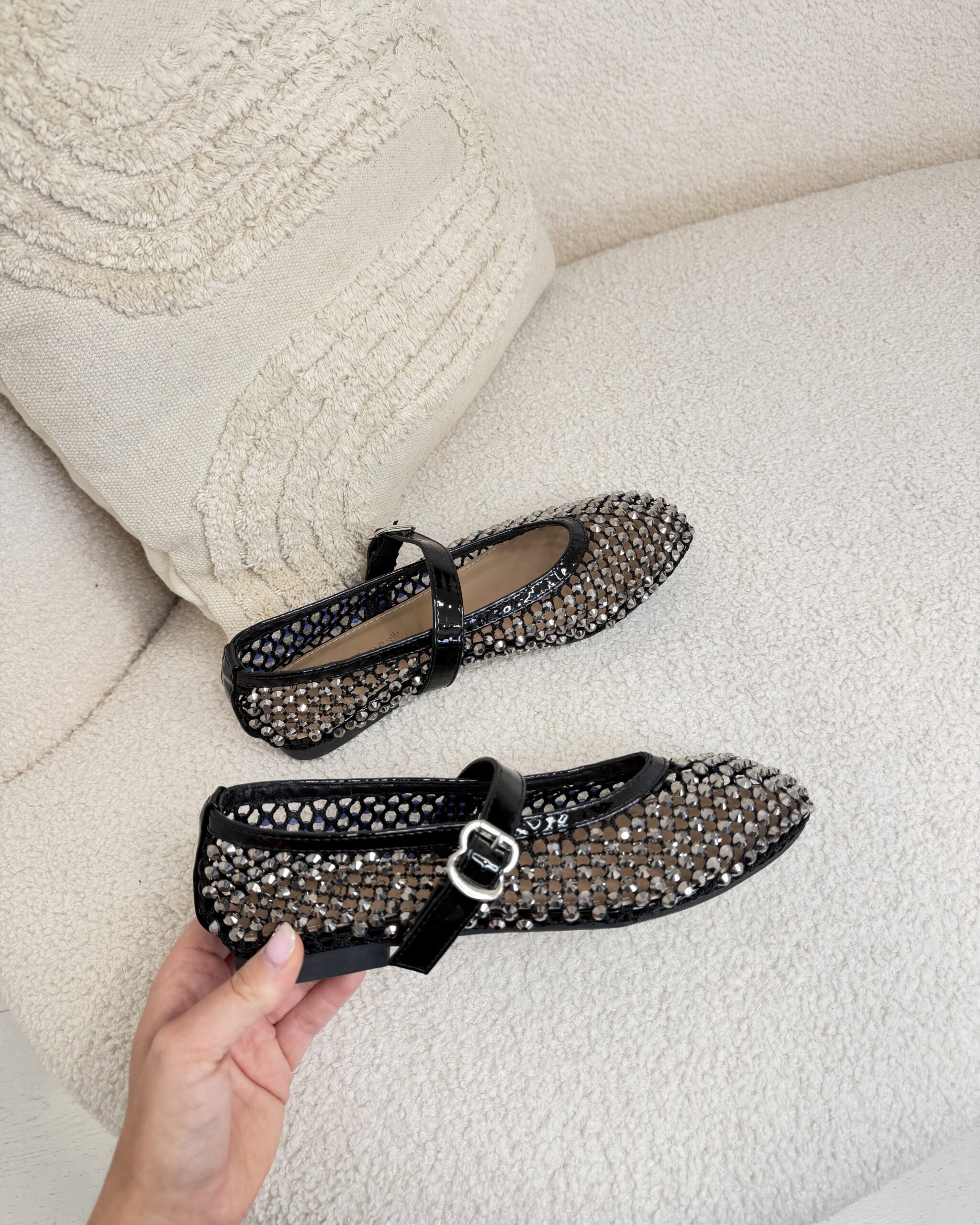 ballerines strass