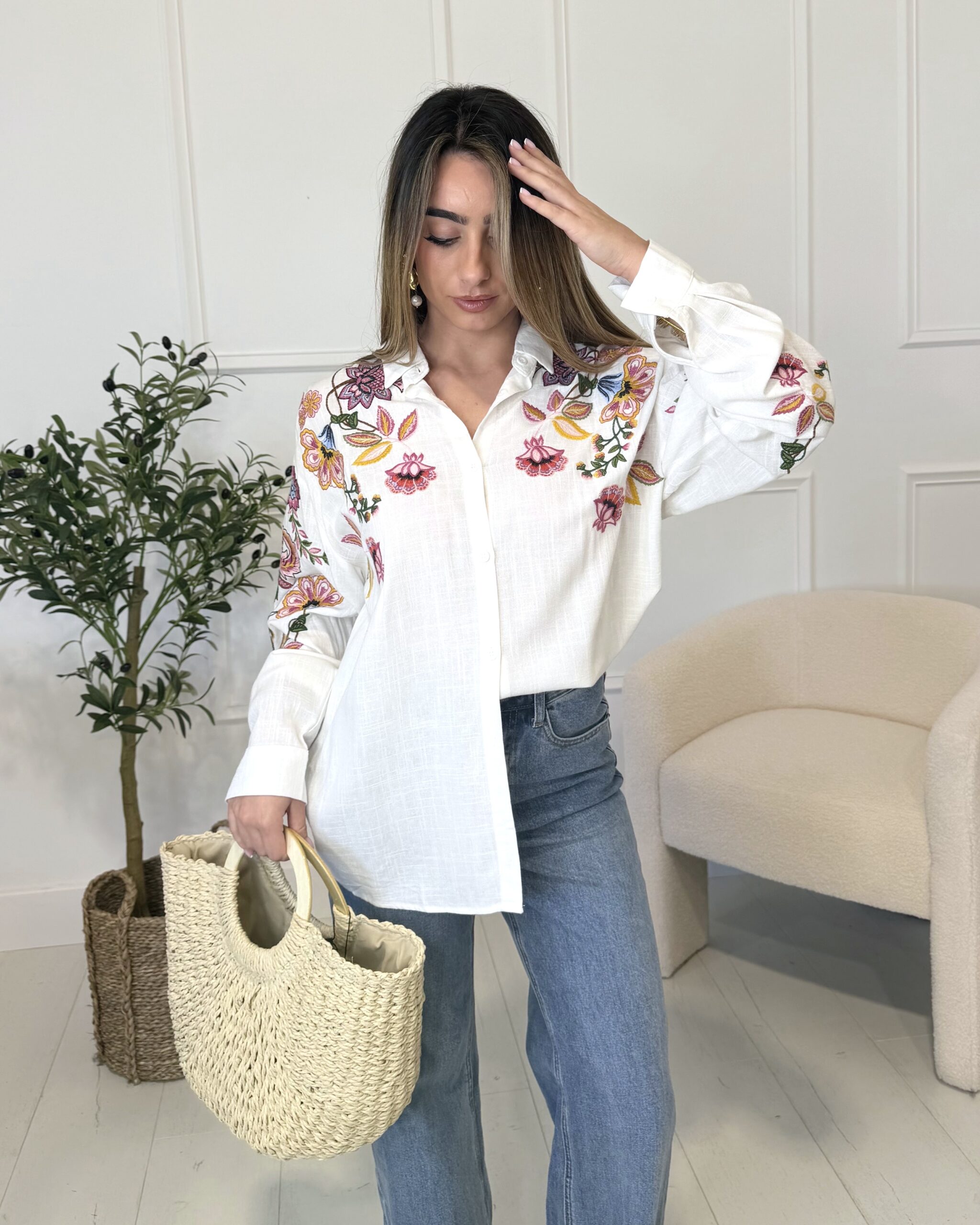 chemise fleuri