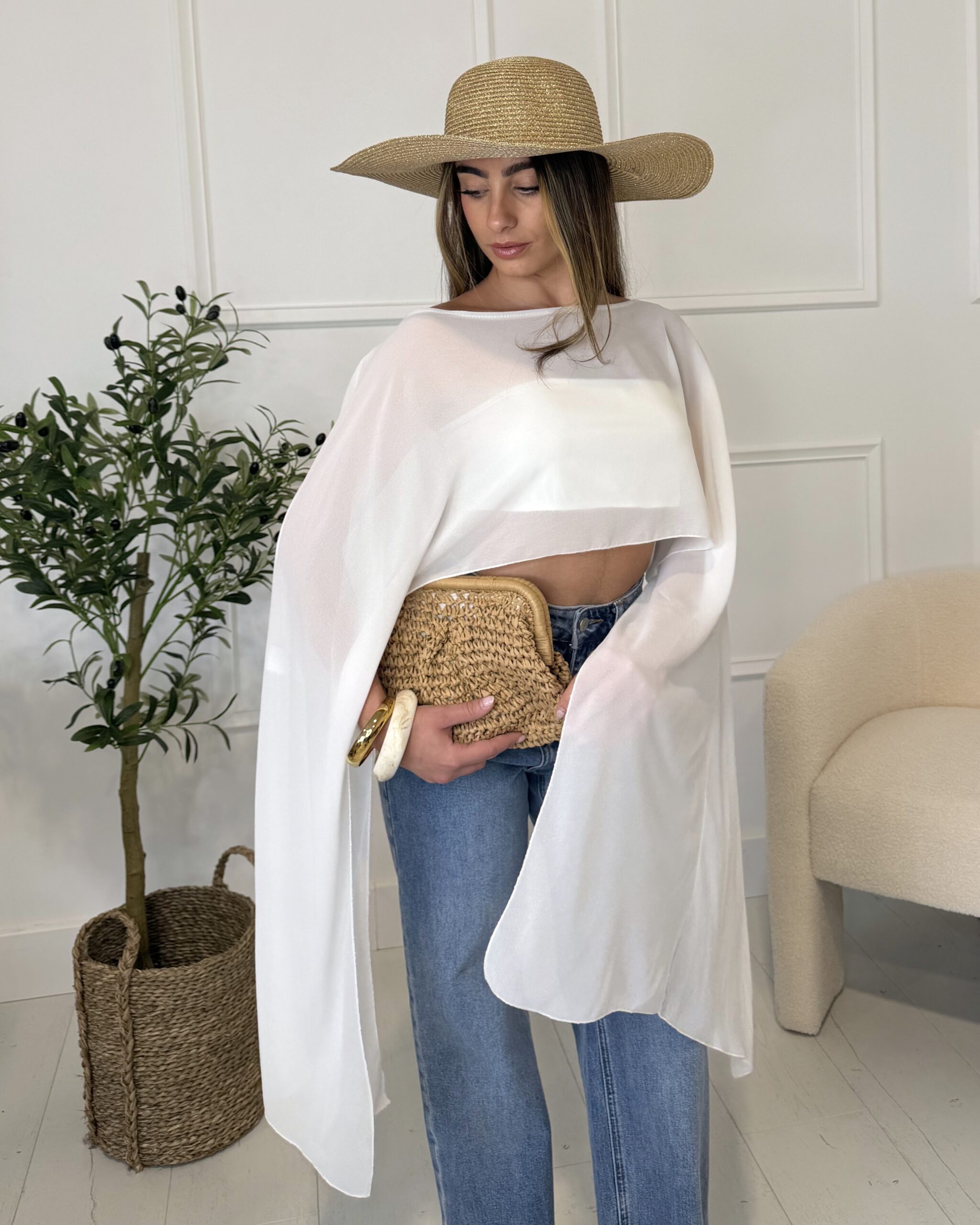 top femme blanc