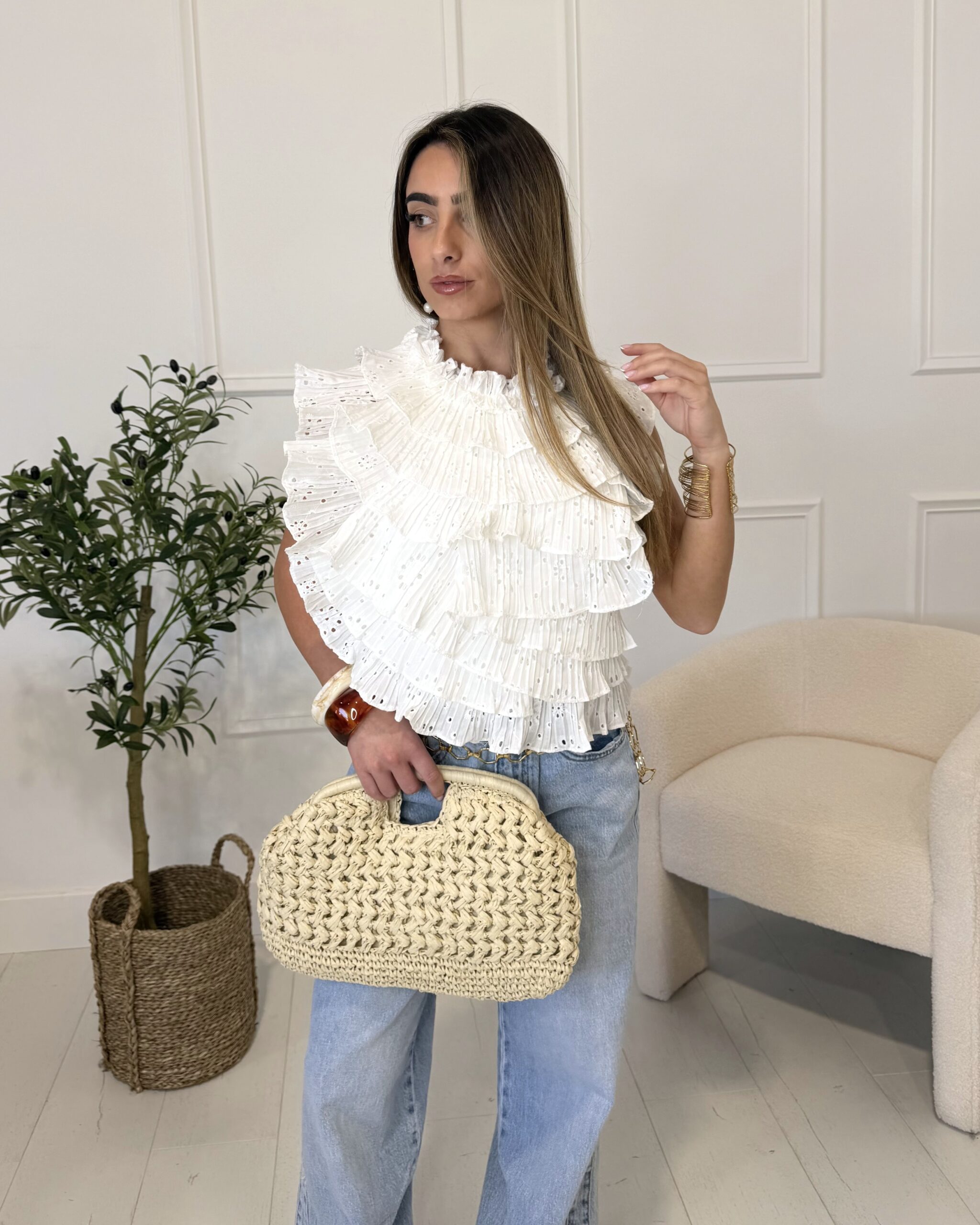 haut brode tendance