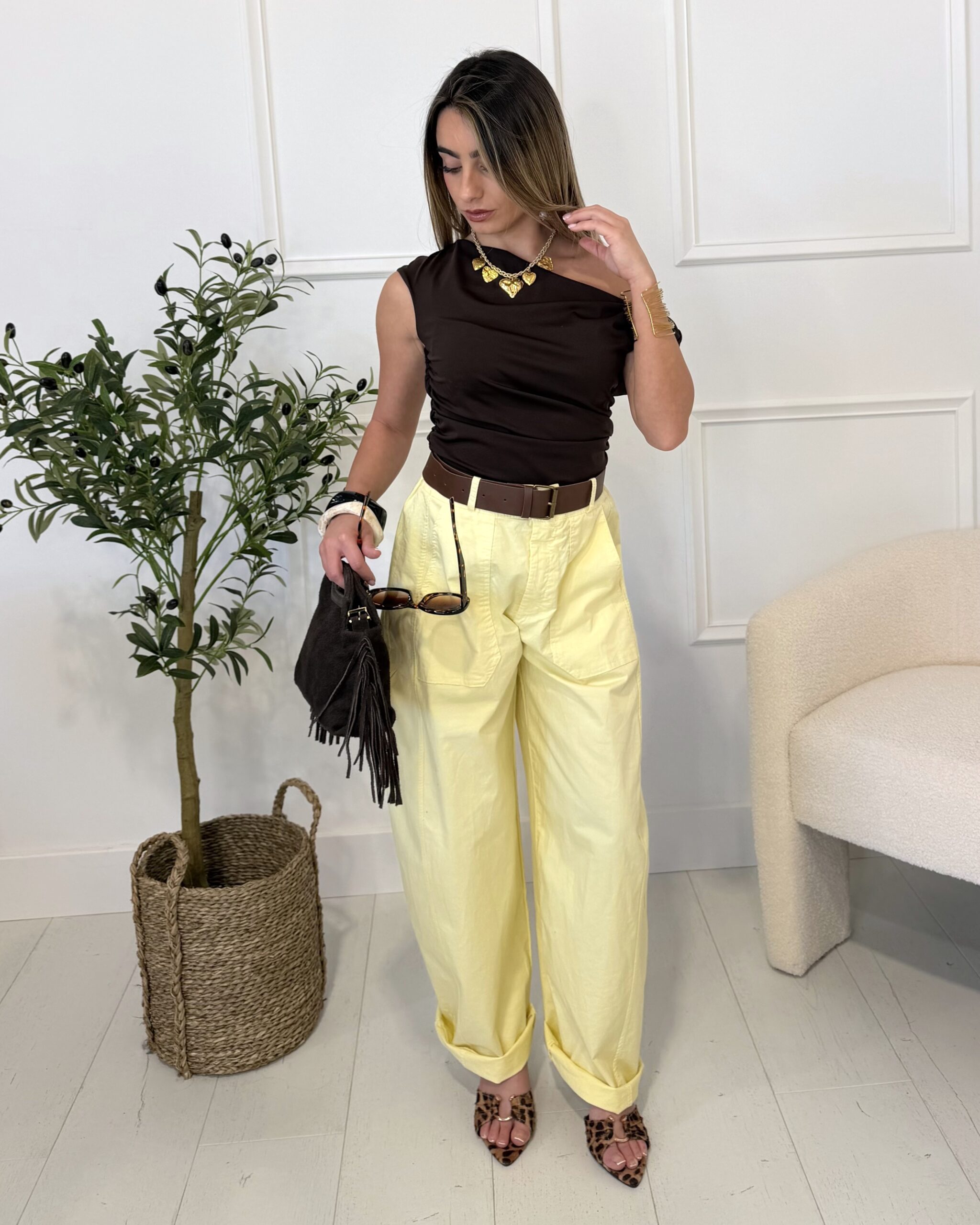 Pantalon ballon femme