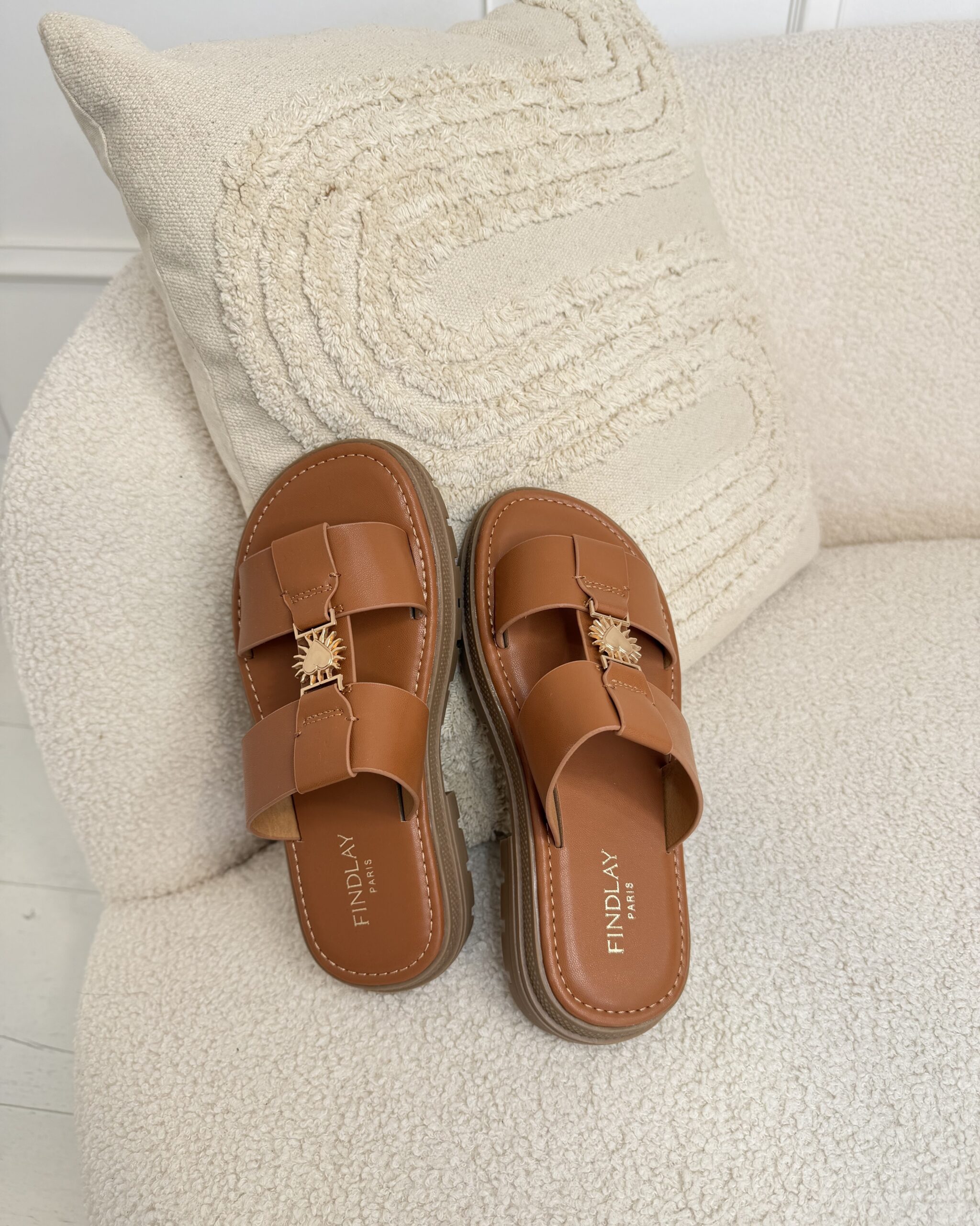 sandales camel bijou
