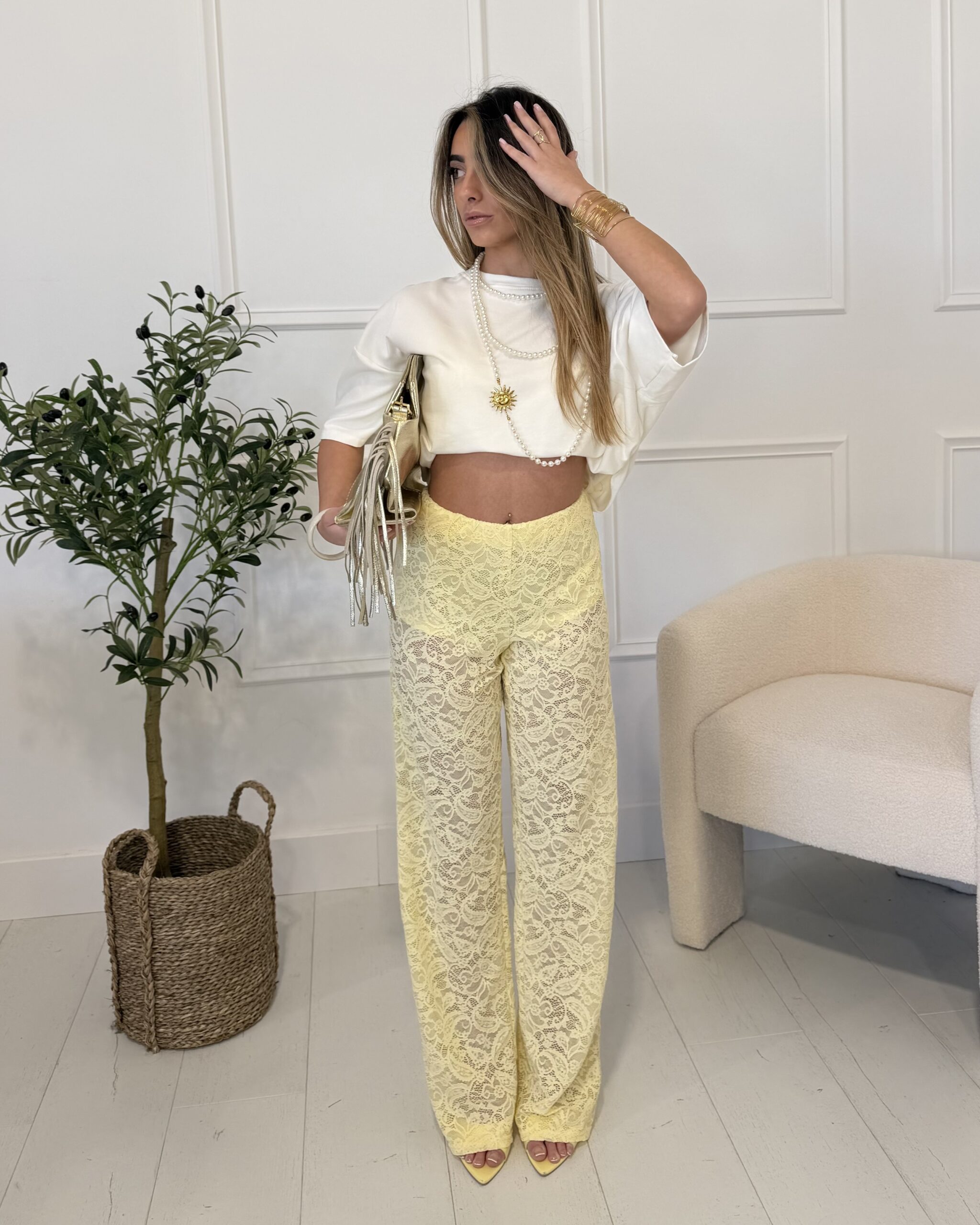 Pantalon NINA jaune