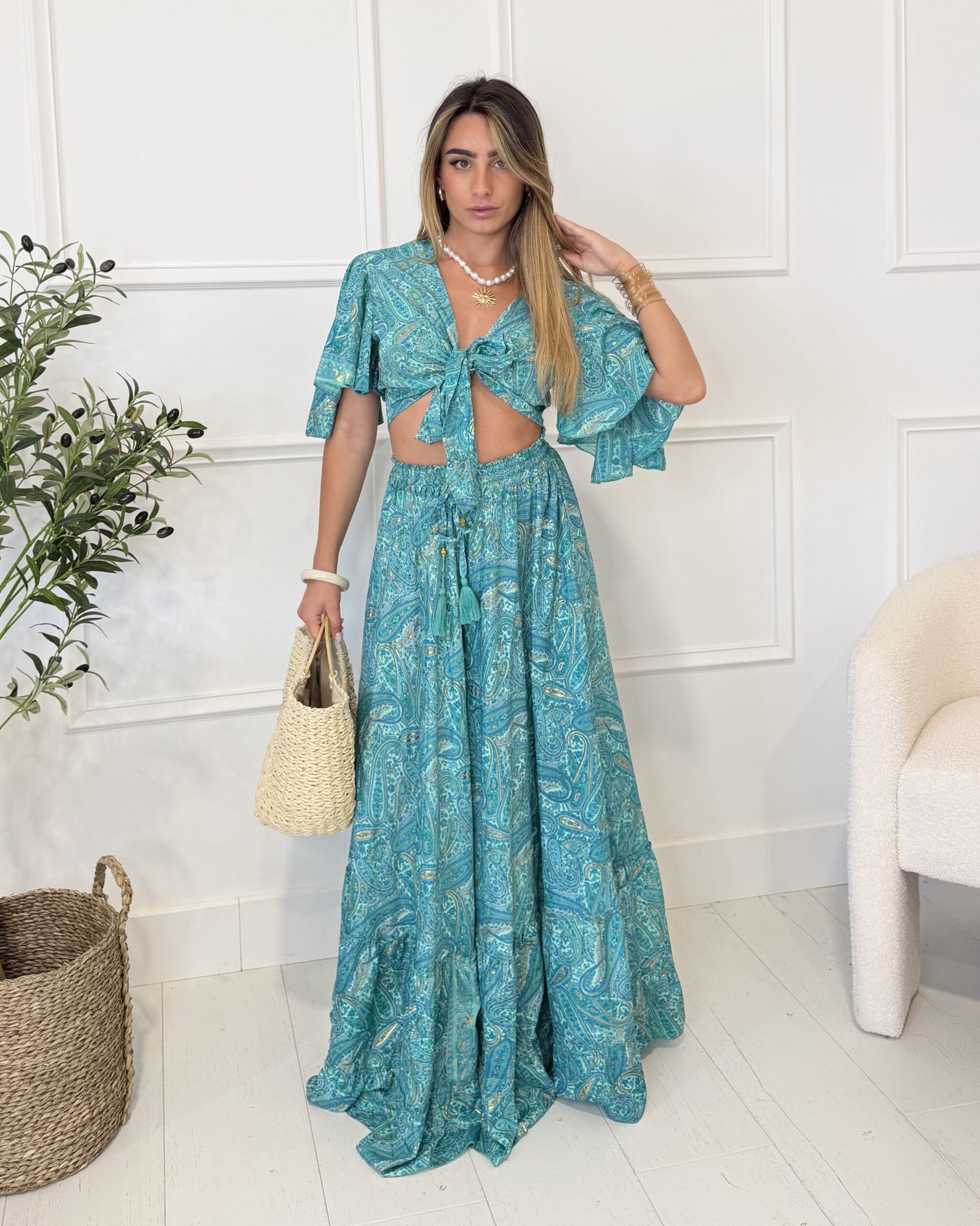 Ensemble CALISTA turquoise