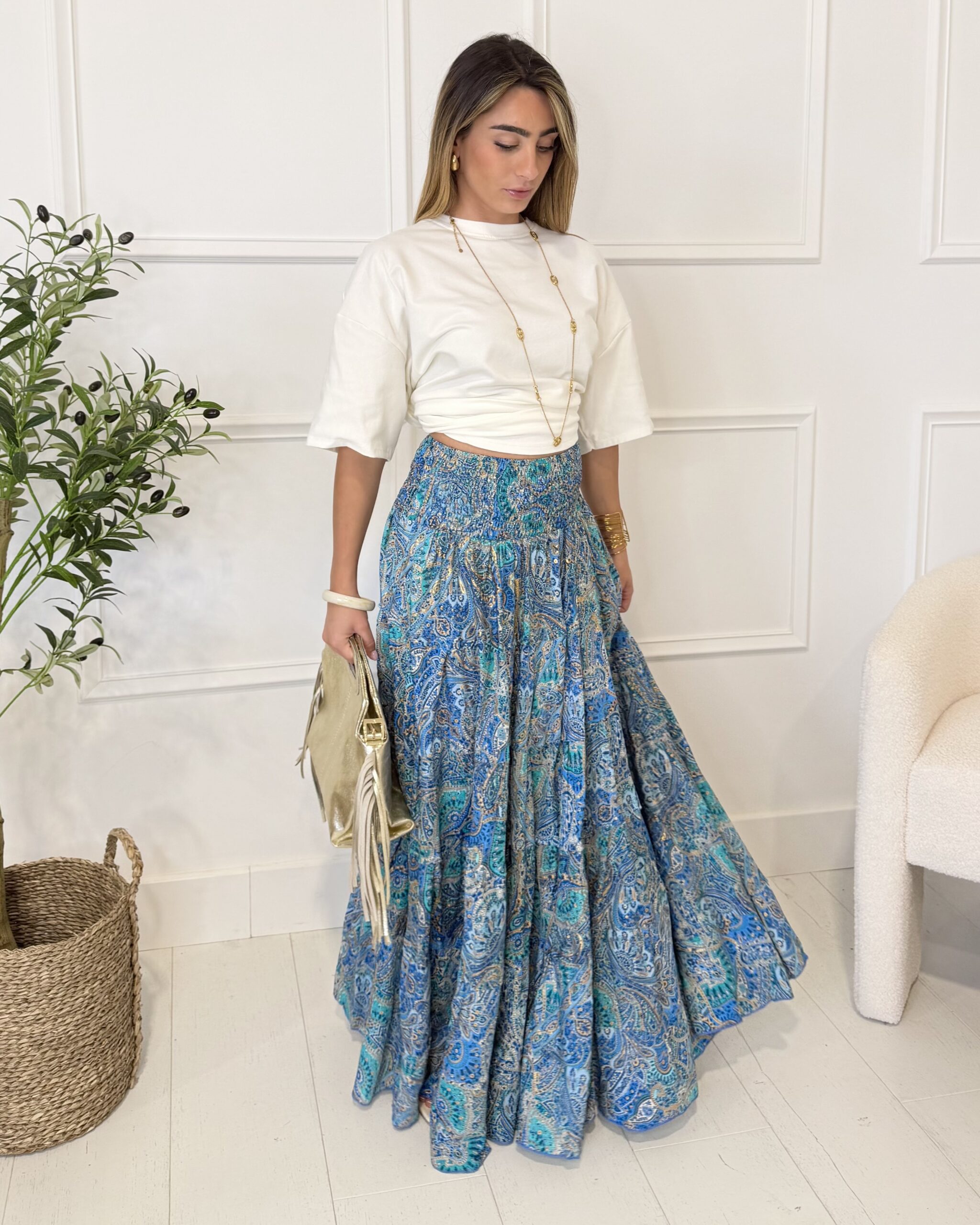 Jupe CALISTA bleu