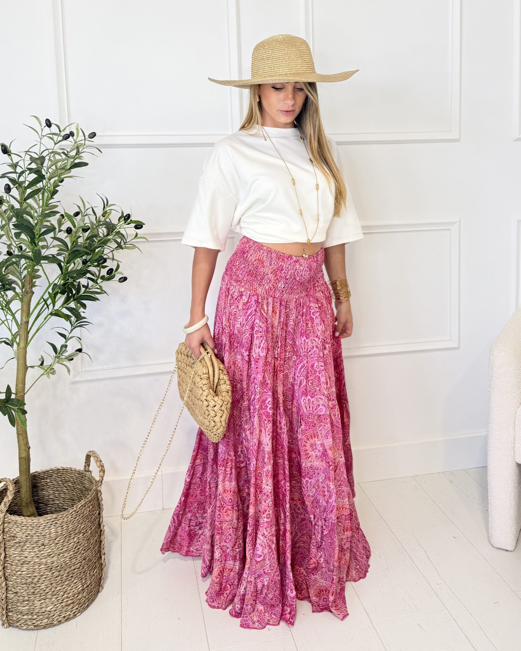 Jupe CALISTA rose