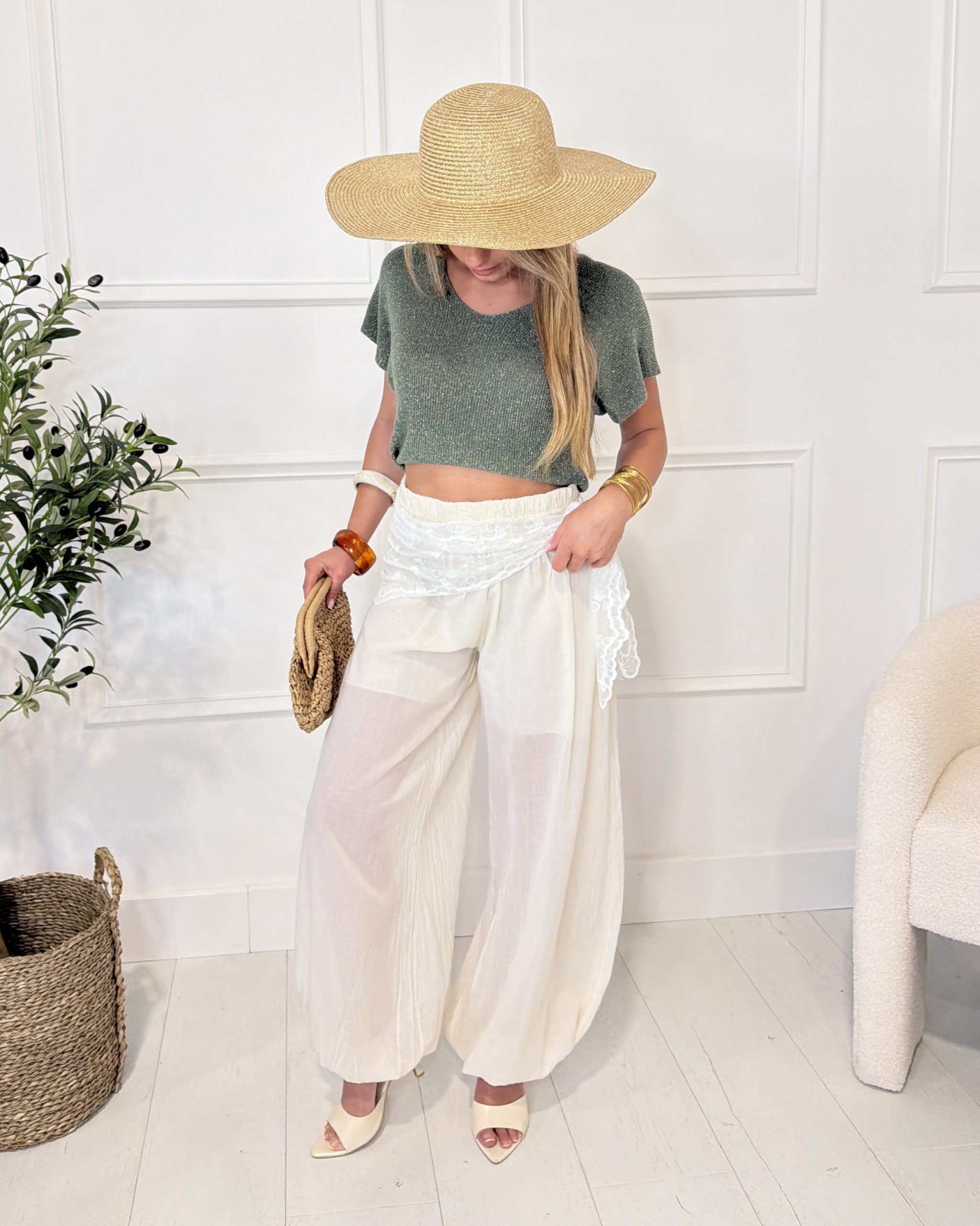 Pantalon CYRA beige