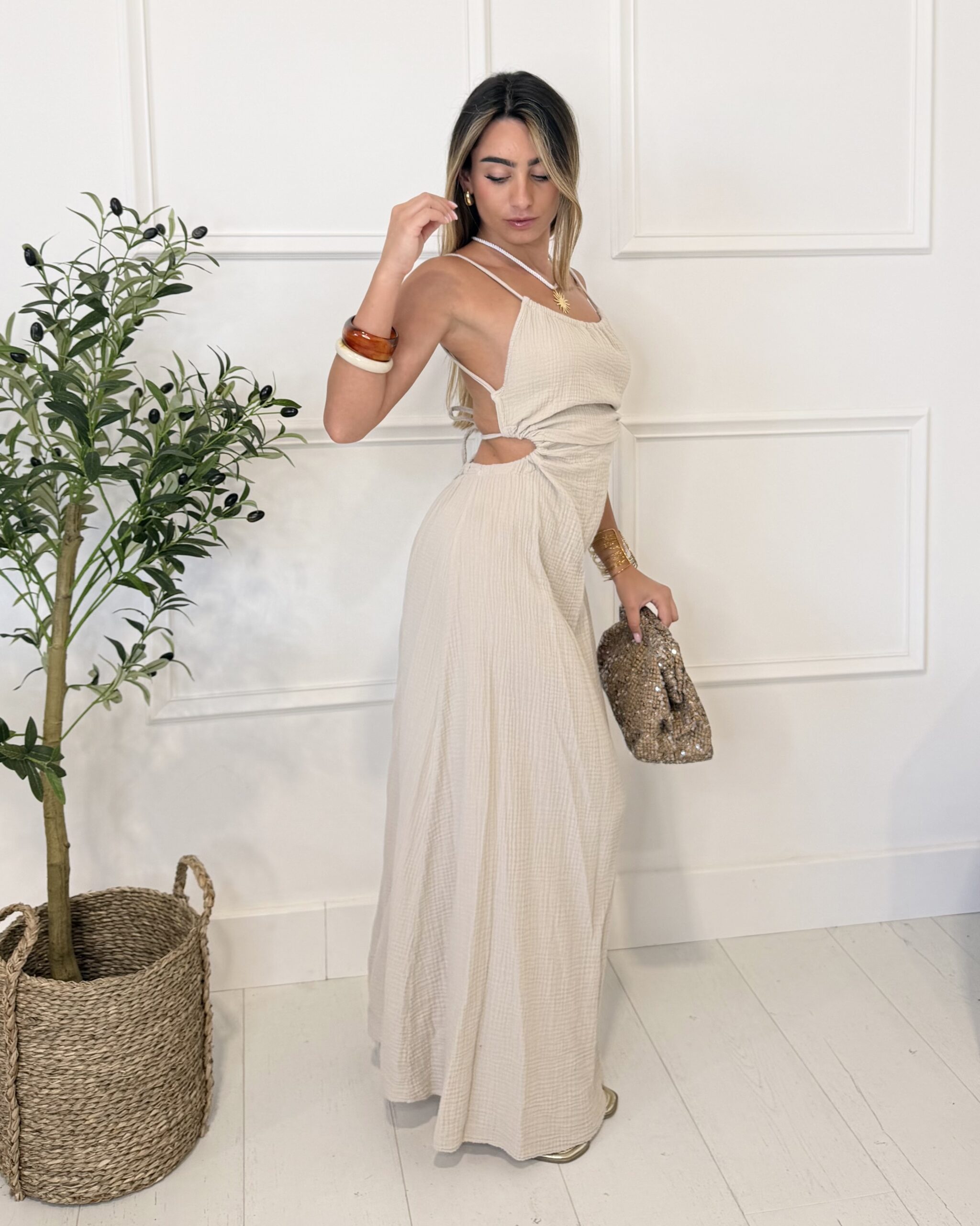 Robe CLEMENCE beige
