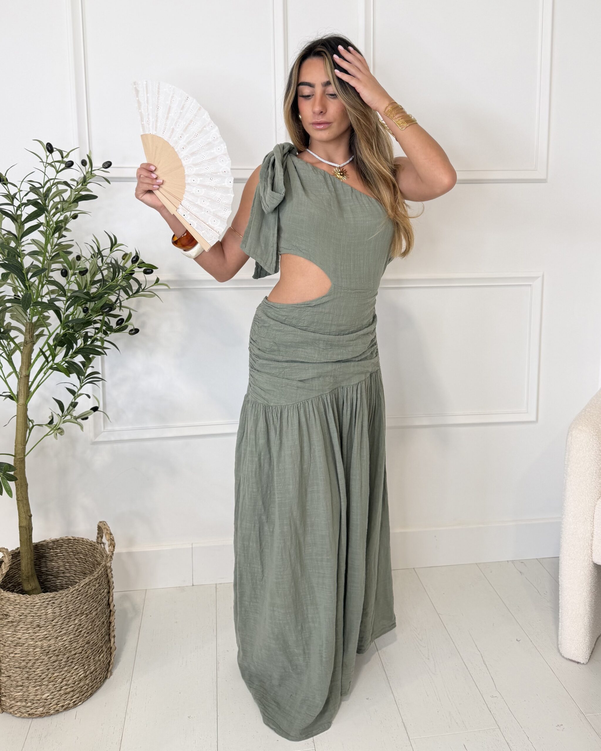 Robe CASSANDRA kaki