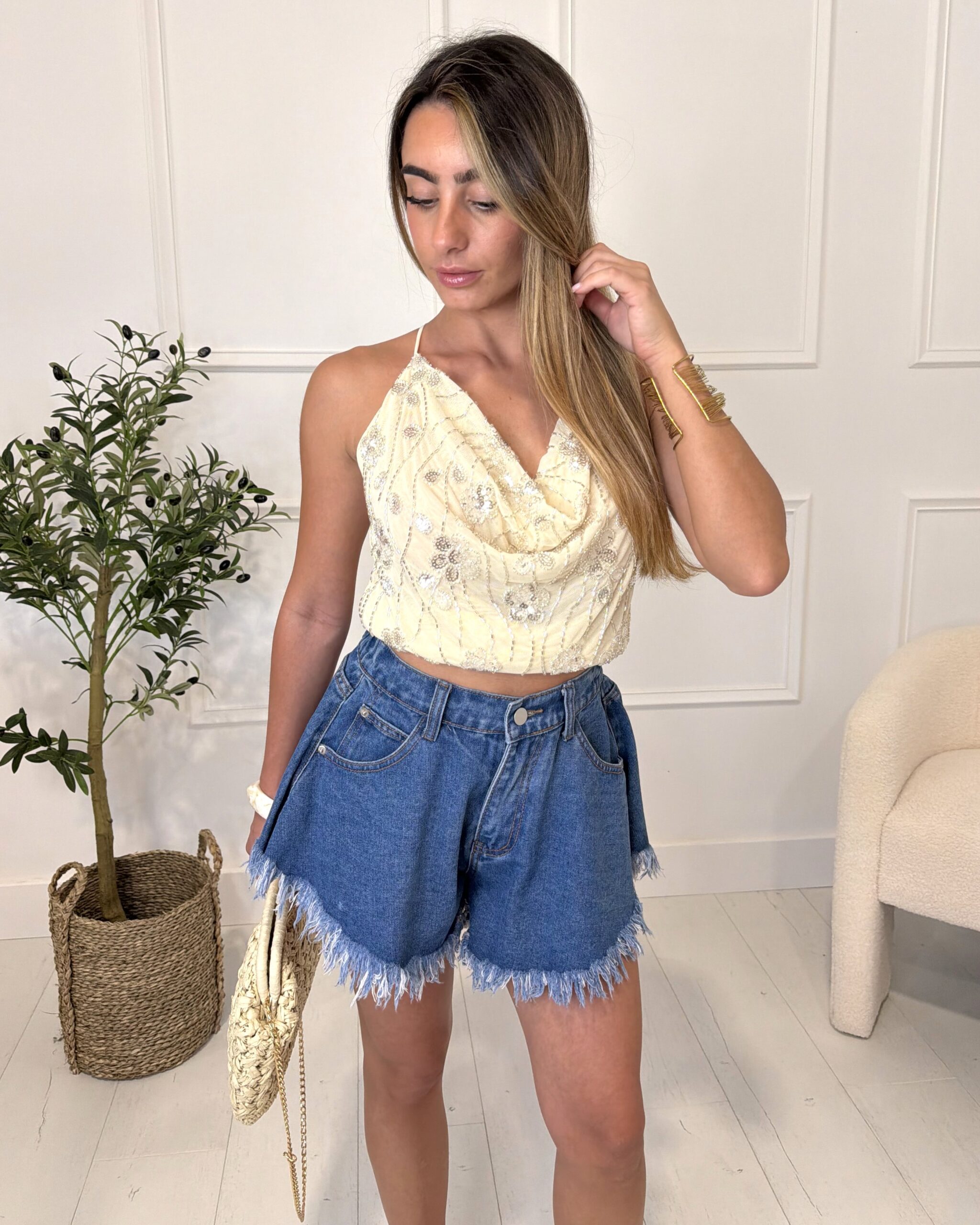 Top LUA jaune