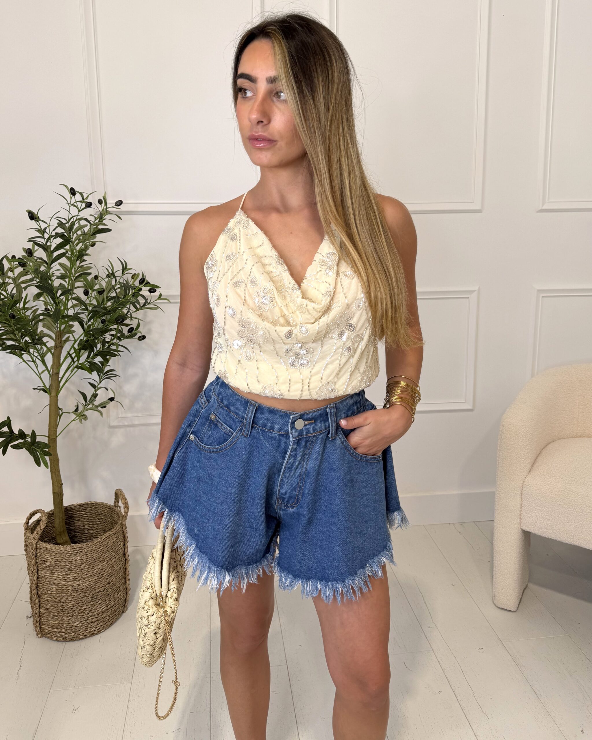 Top LUA jaune