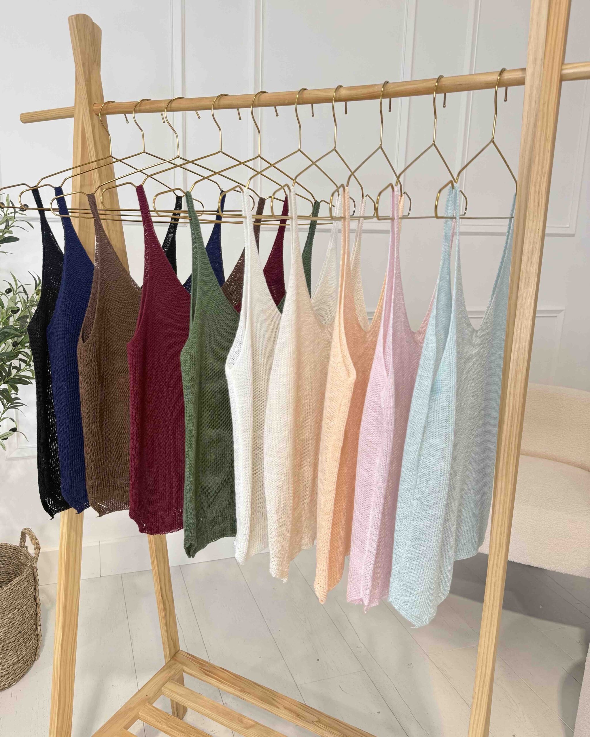 Débardeurs MAILLE (plusieurs coloris)
