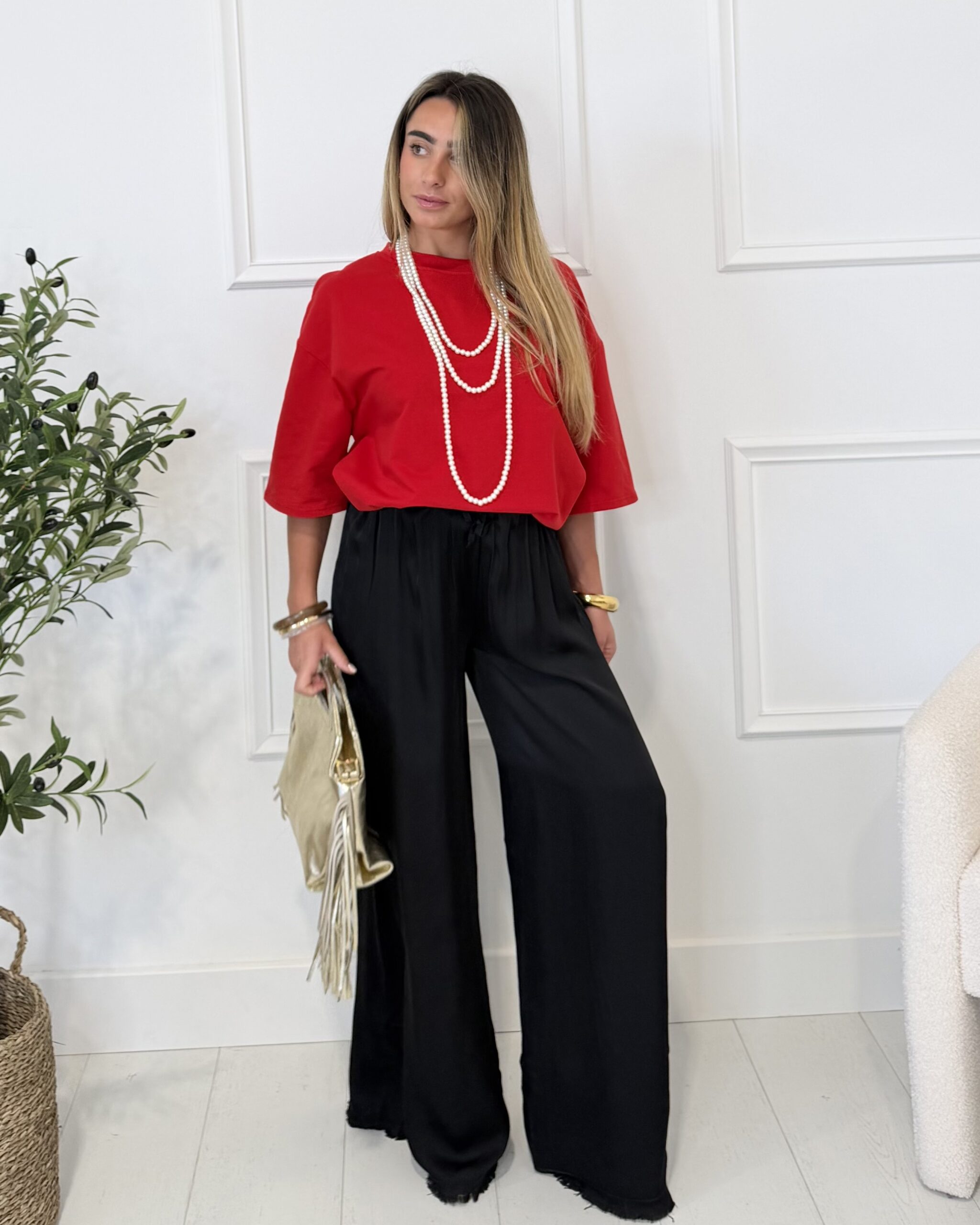 pantalon noir tendance