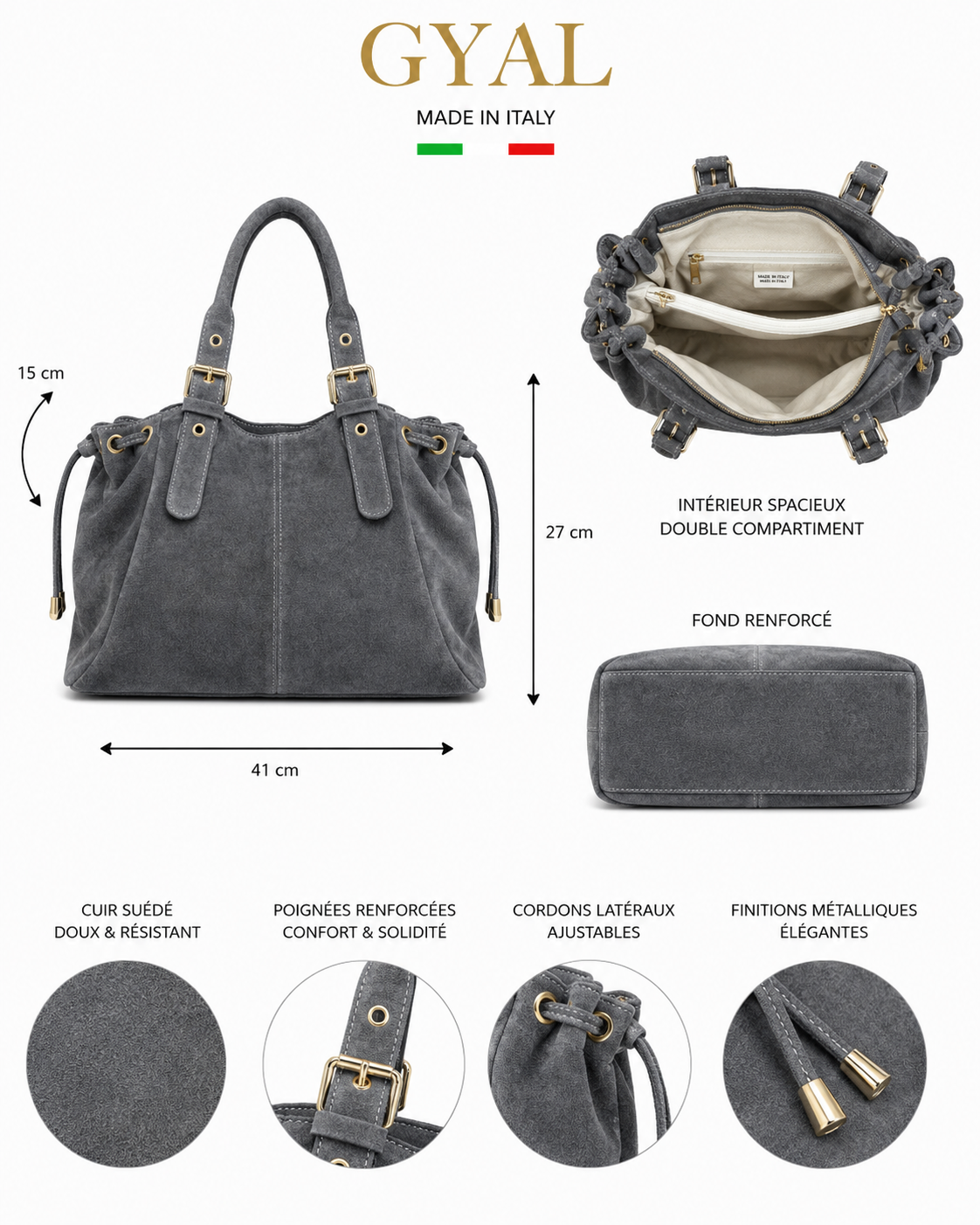 sac en cuir femme