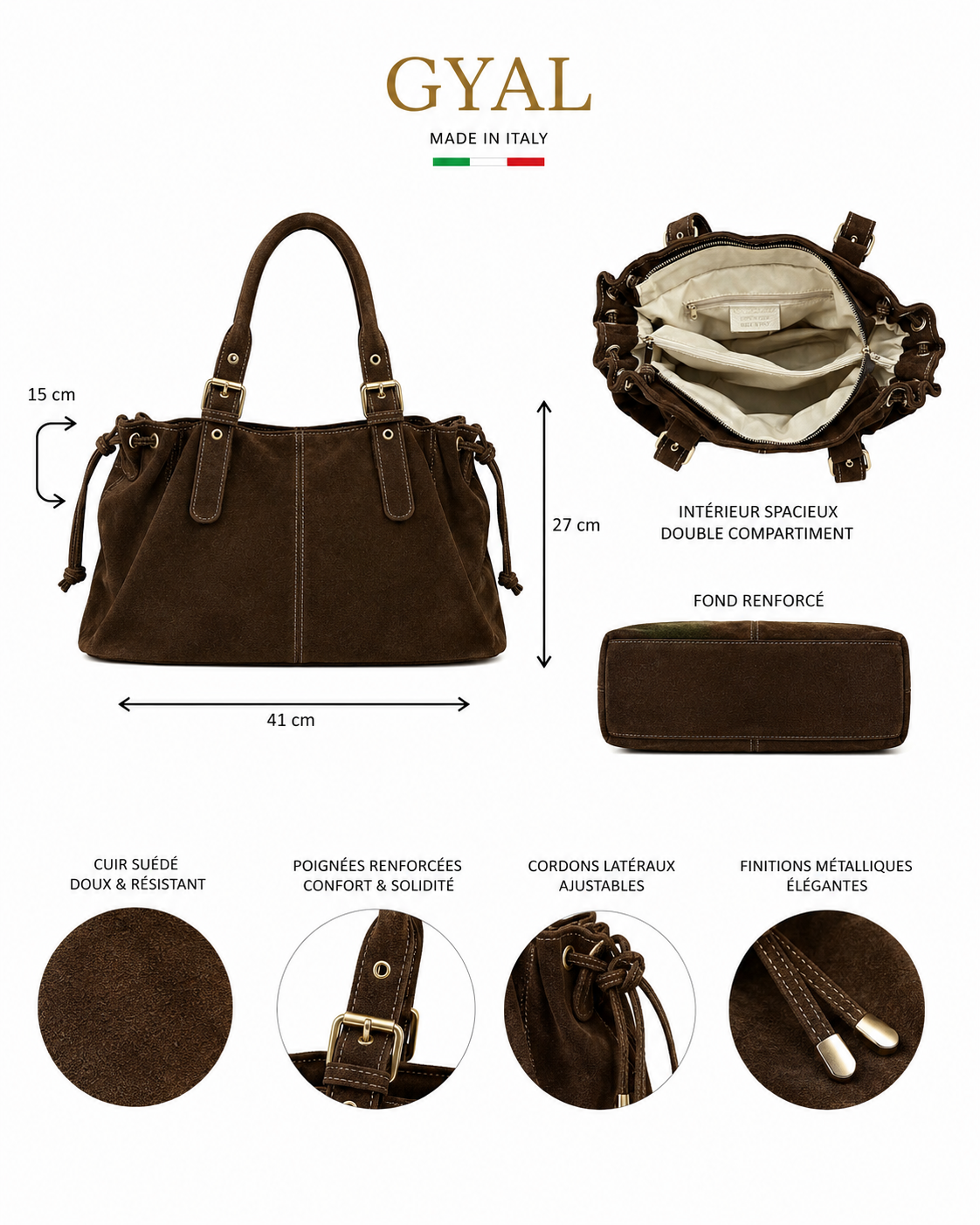 sac en cuir femme