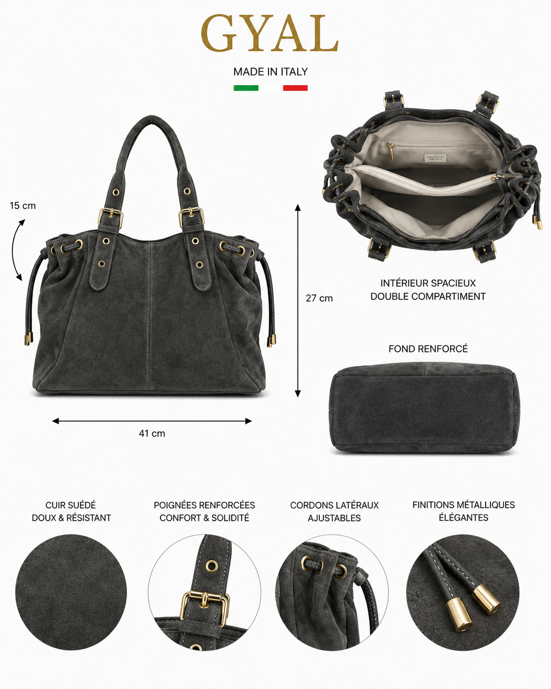 Sac en cuir femme