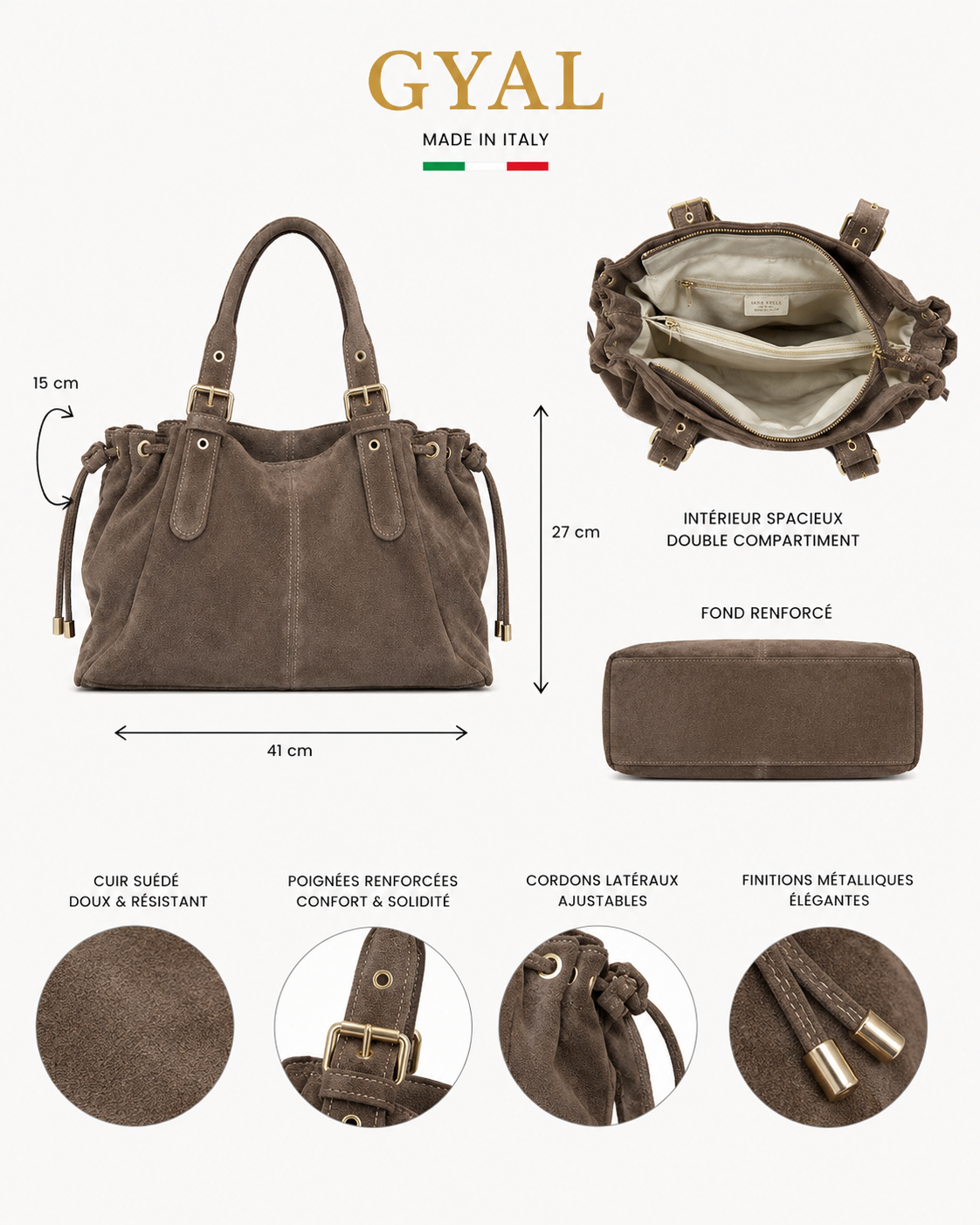 sac en cuir femme