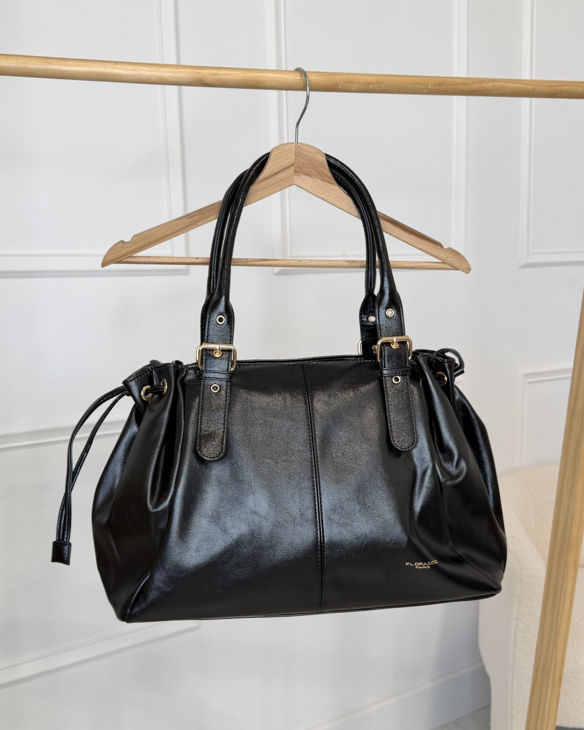 Sac SERENA SIMILICUIR noir XL