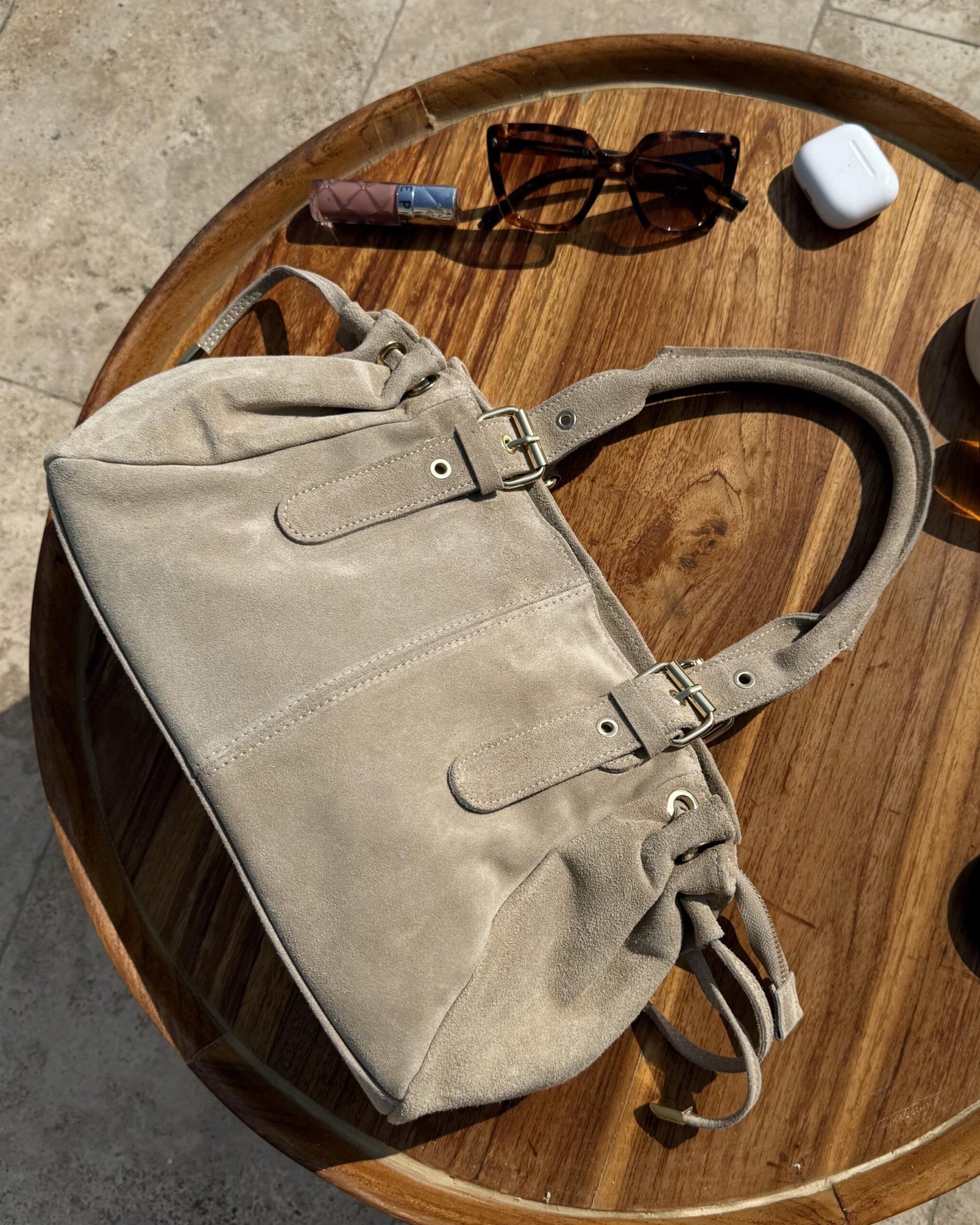 Sac à main VAIA taille S beige