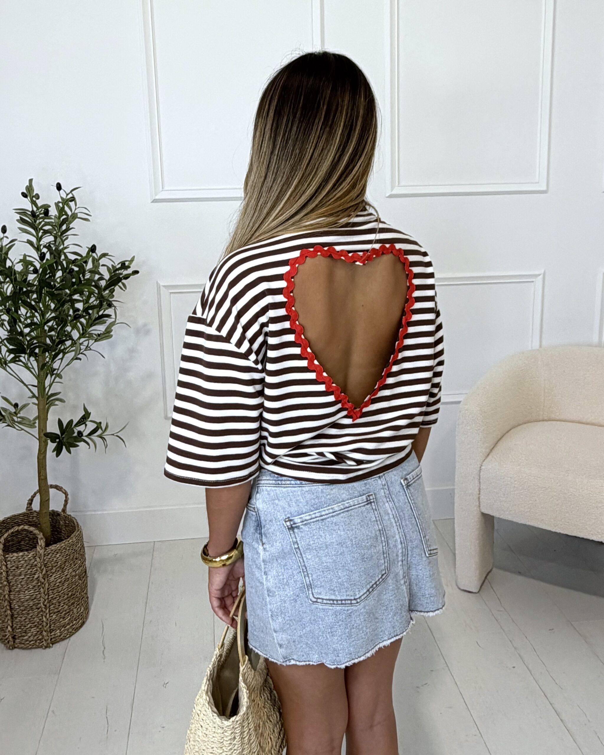 T-shirt à rayures