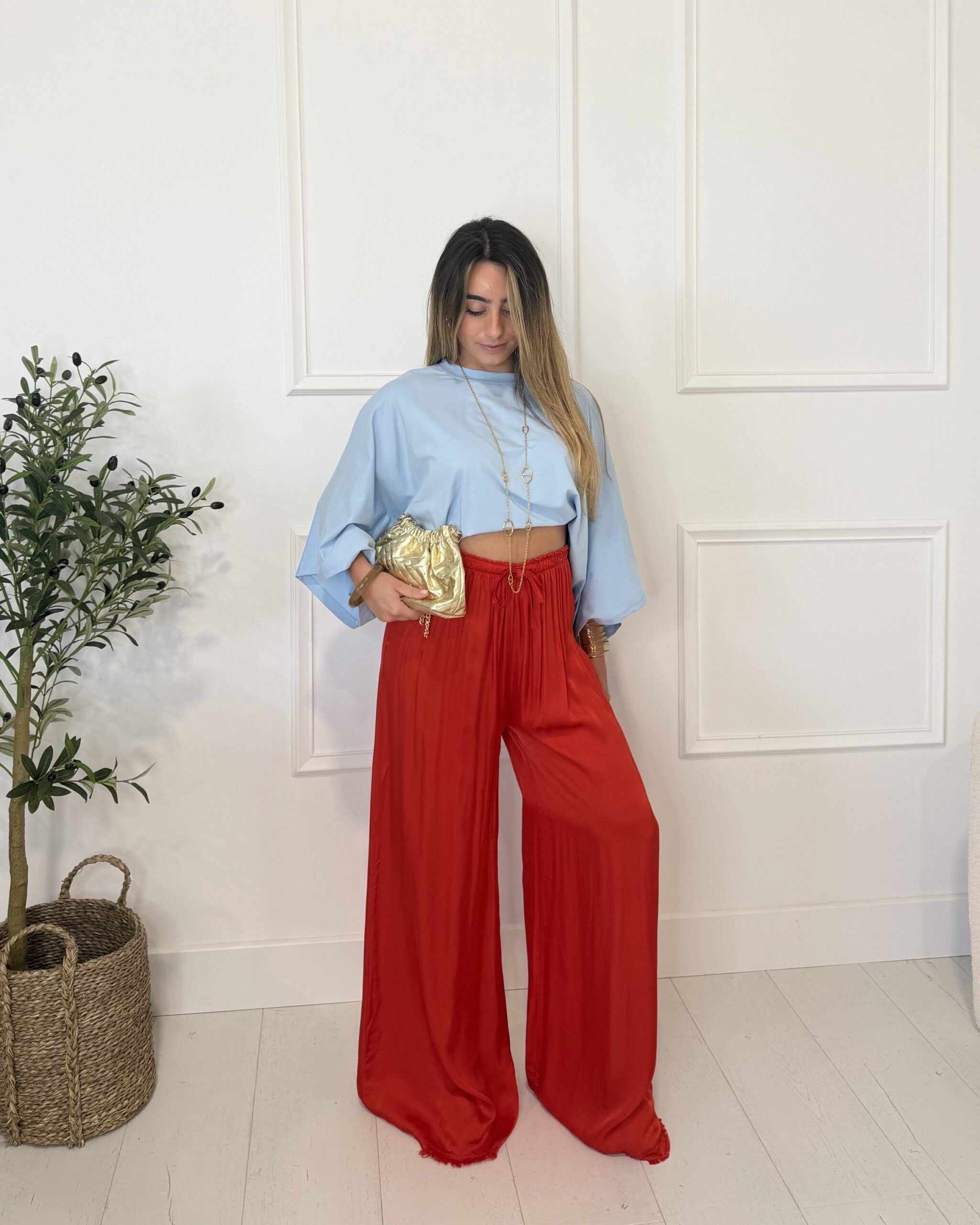 Pantalon fluide tendance