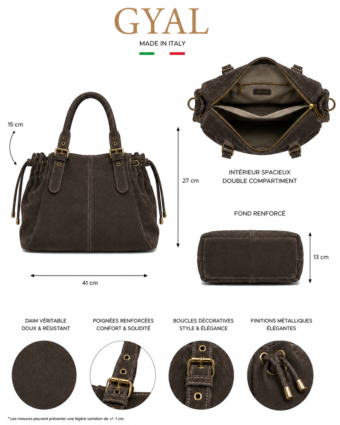 sac suède femme