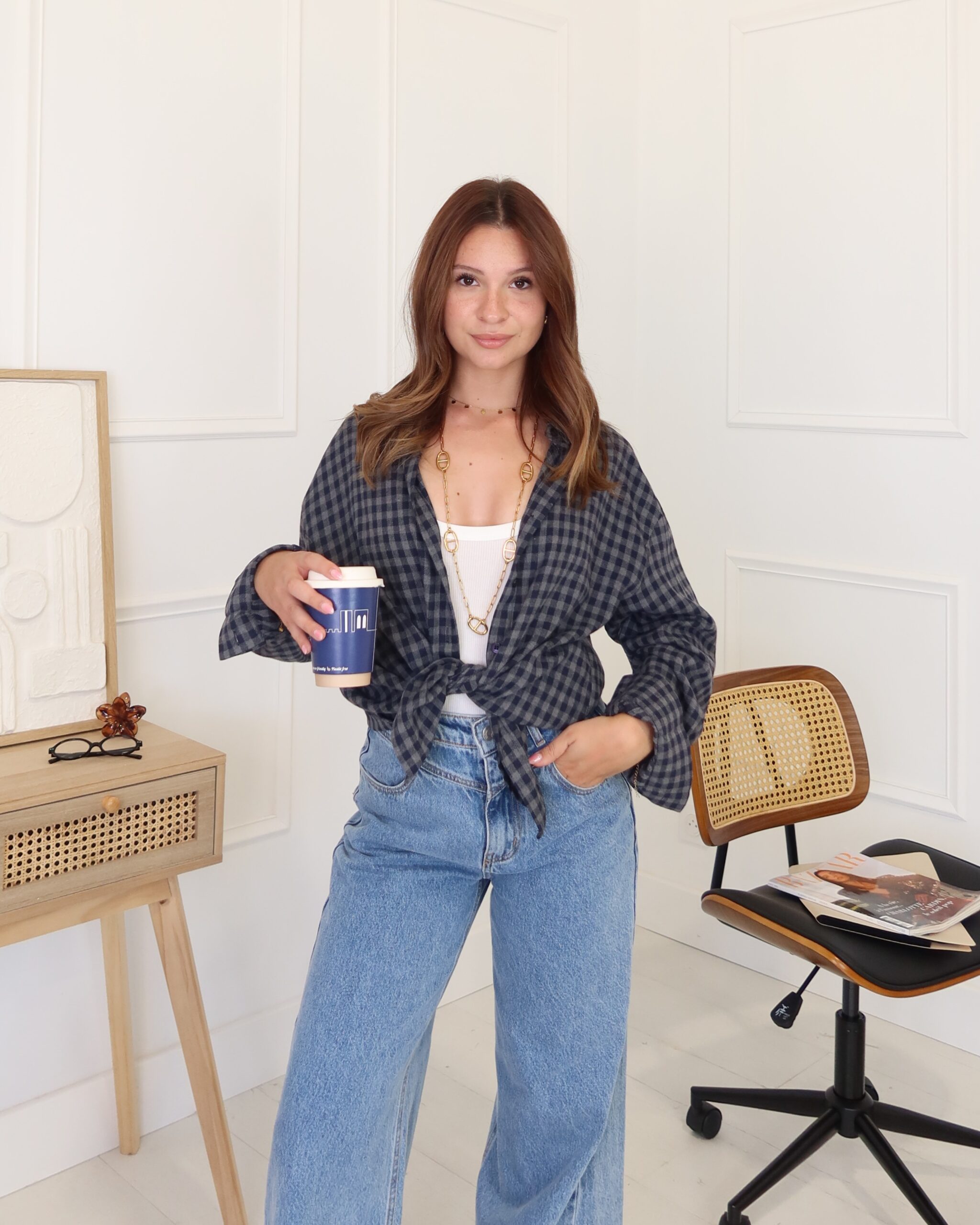 Chemise à carreaux DANAE (plusieurs coloris) – Image 1