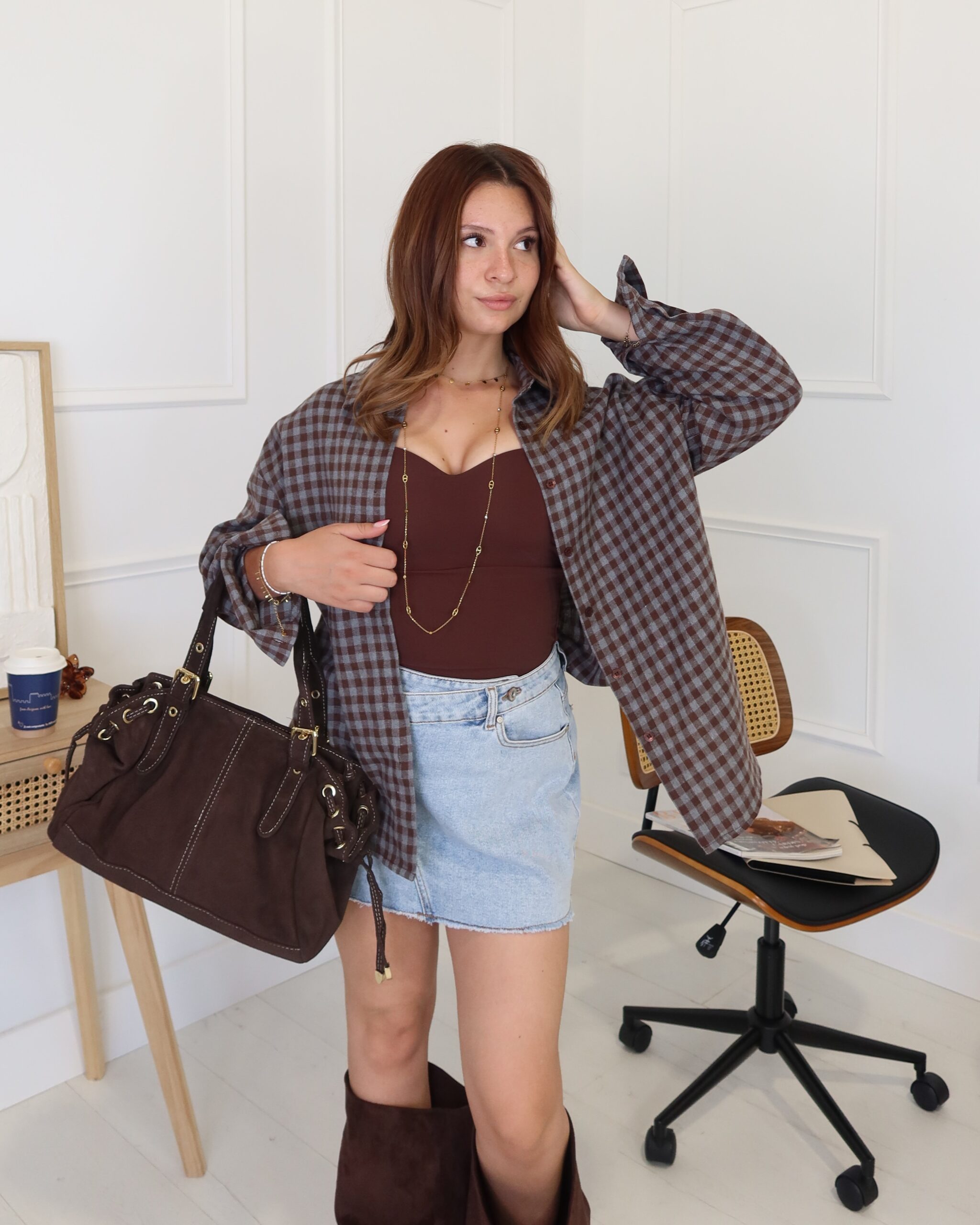 Chemise à carreaux DANAE (plusieurs coloris) – Image 6