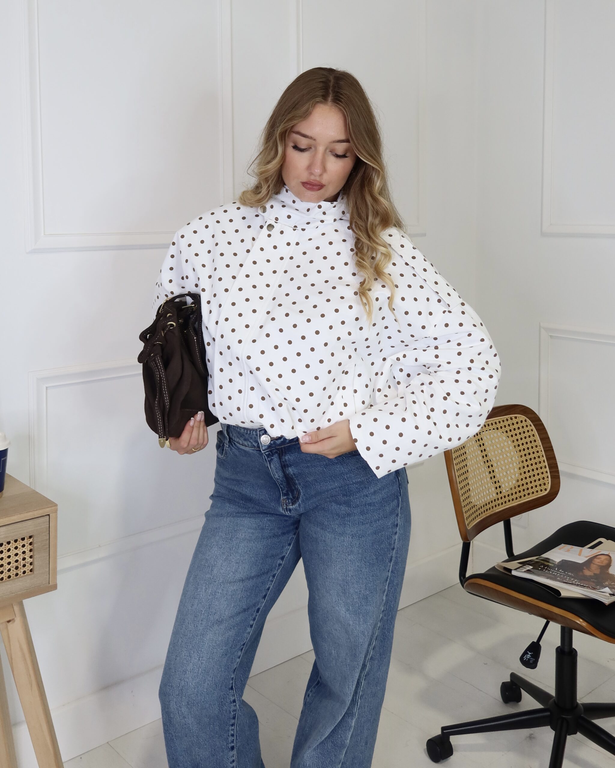 Veste MAITE à pois – Image 3