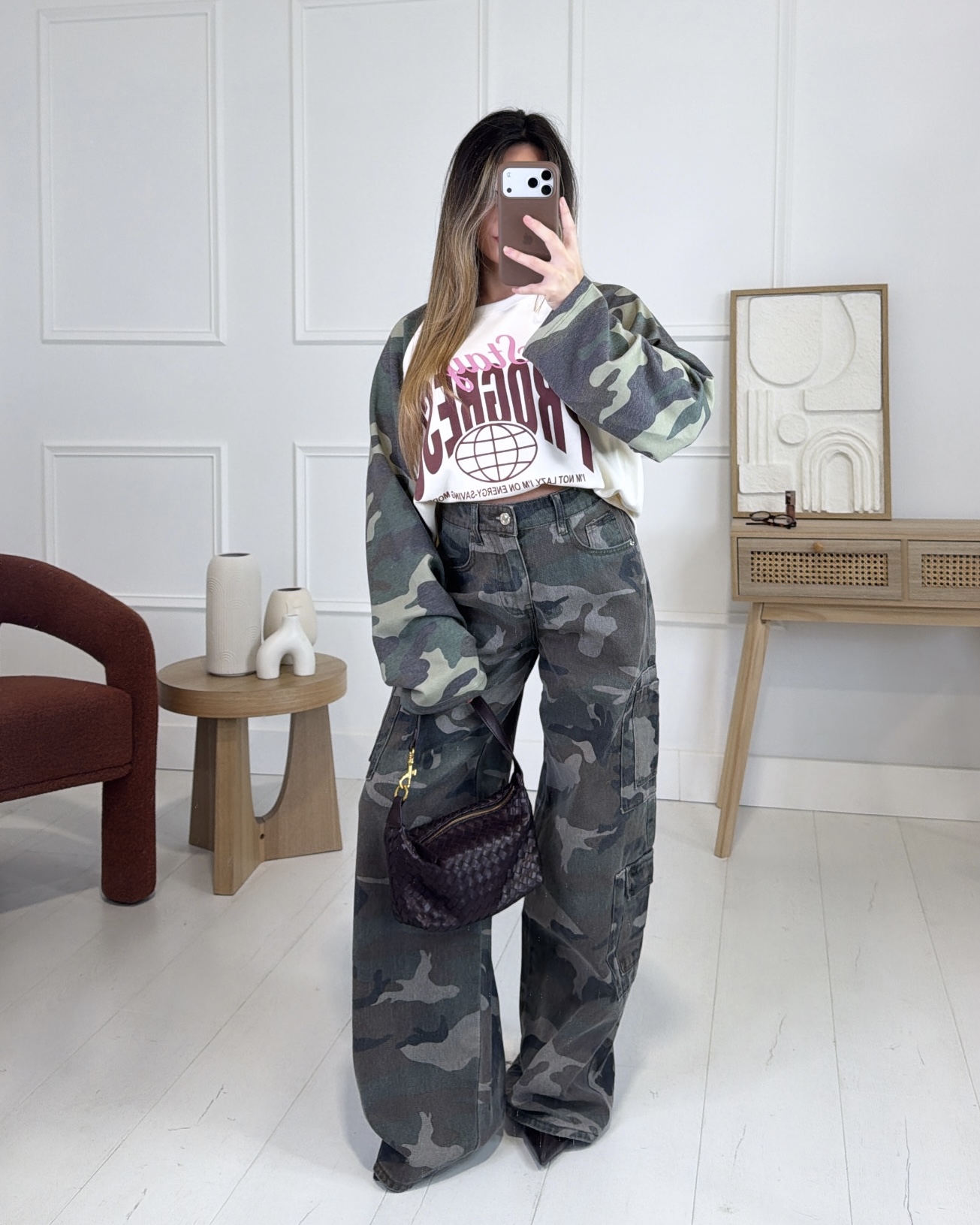 jean camouflage tendance