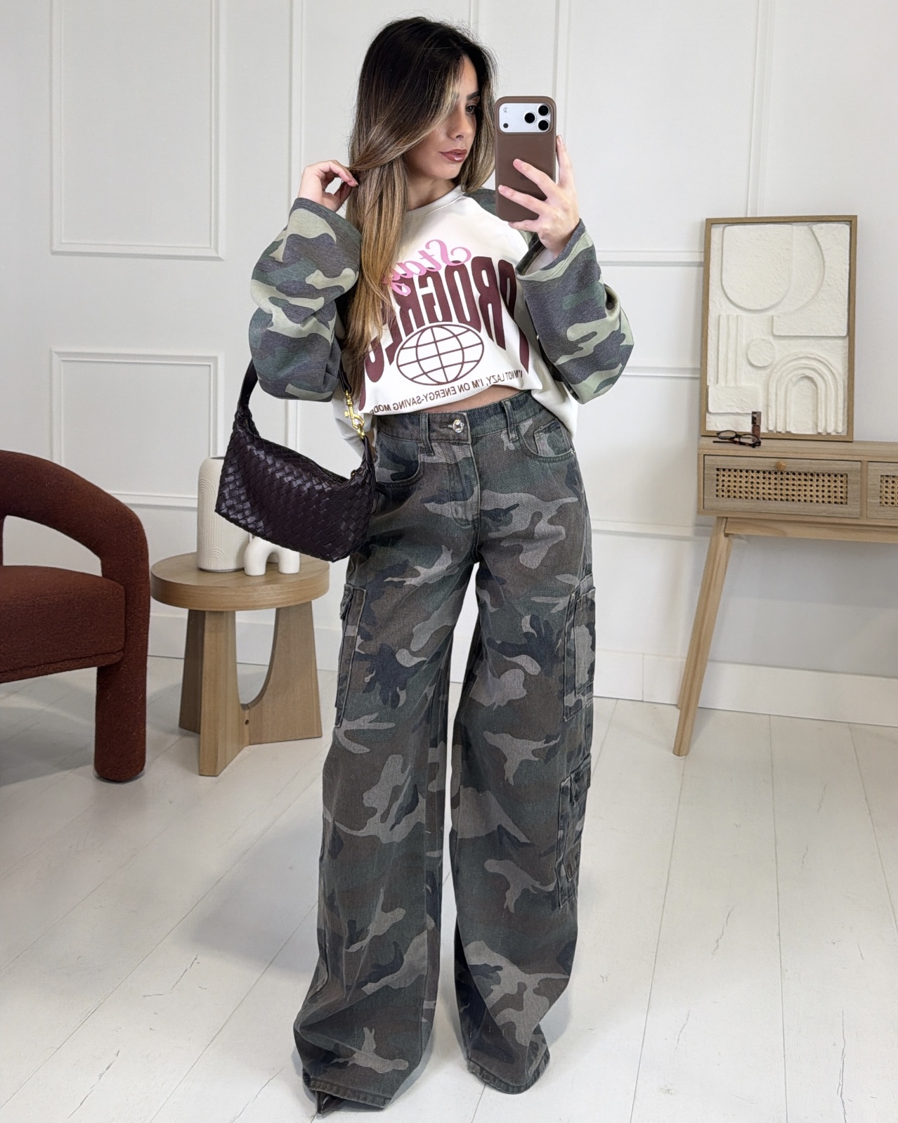 jean camouflage tendance